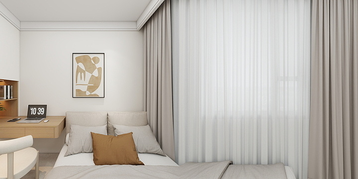 宛志波-中博城奶油风方案-装修设计方案