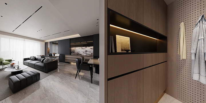 BS效果图-横厅-现代轻奢02-（无畏） - 副本-装修设计方案