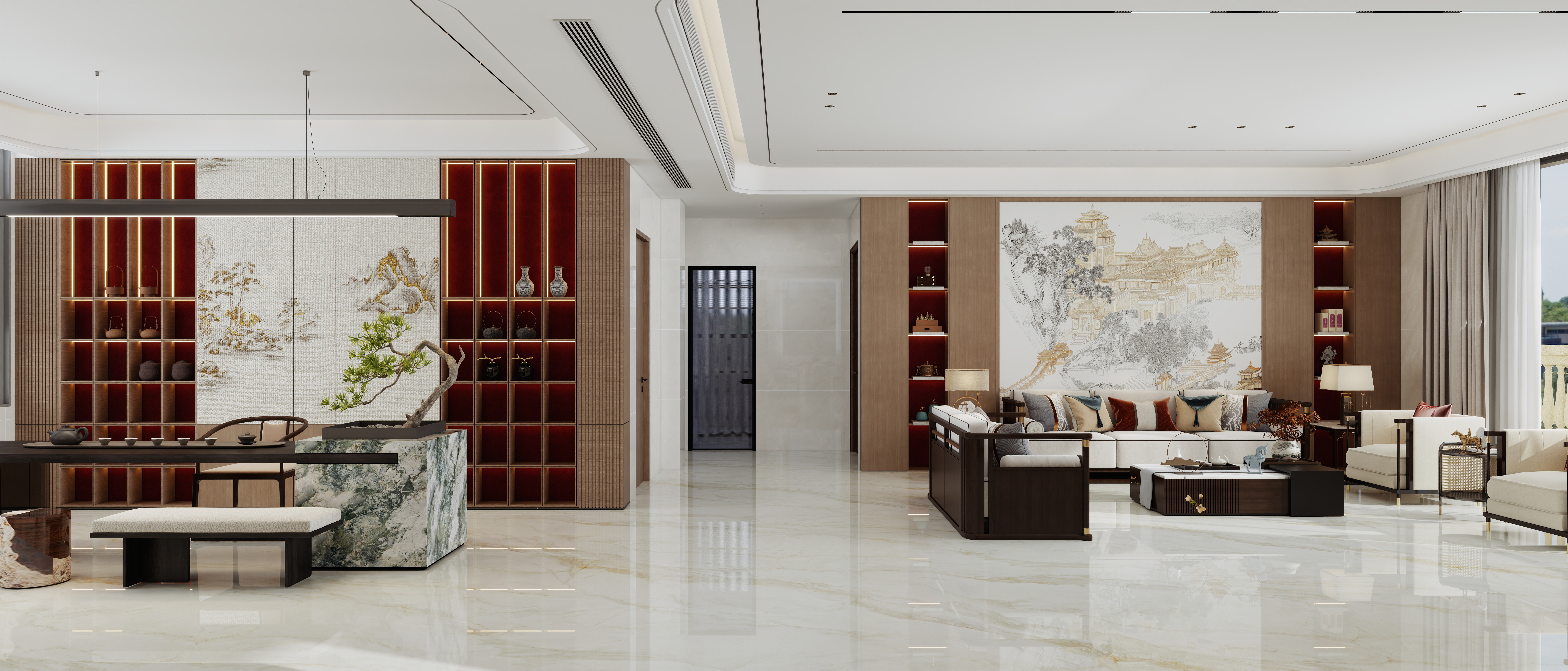 彭文廉-自建房-新中式-装修设计方案