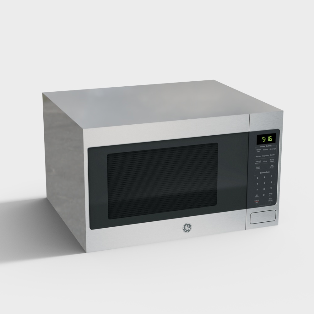 GE 22 Inch Microwaves GCST16S1WSS3D模型