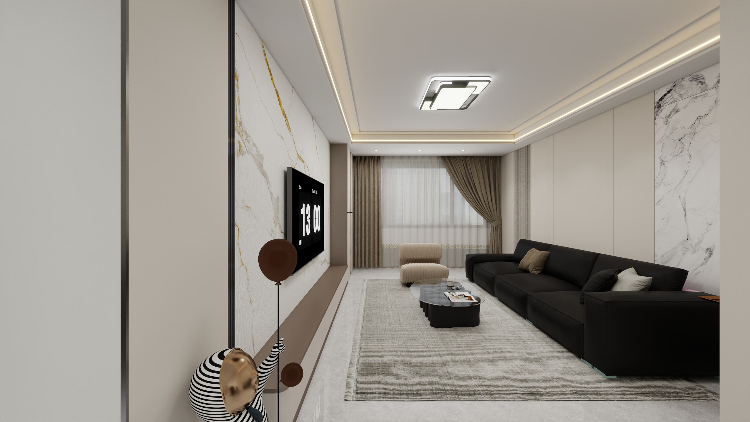 甘肃艺成装饰有限公司-李庄家园胡哥雅居设计效果图-改-装修设计方案