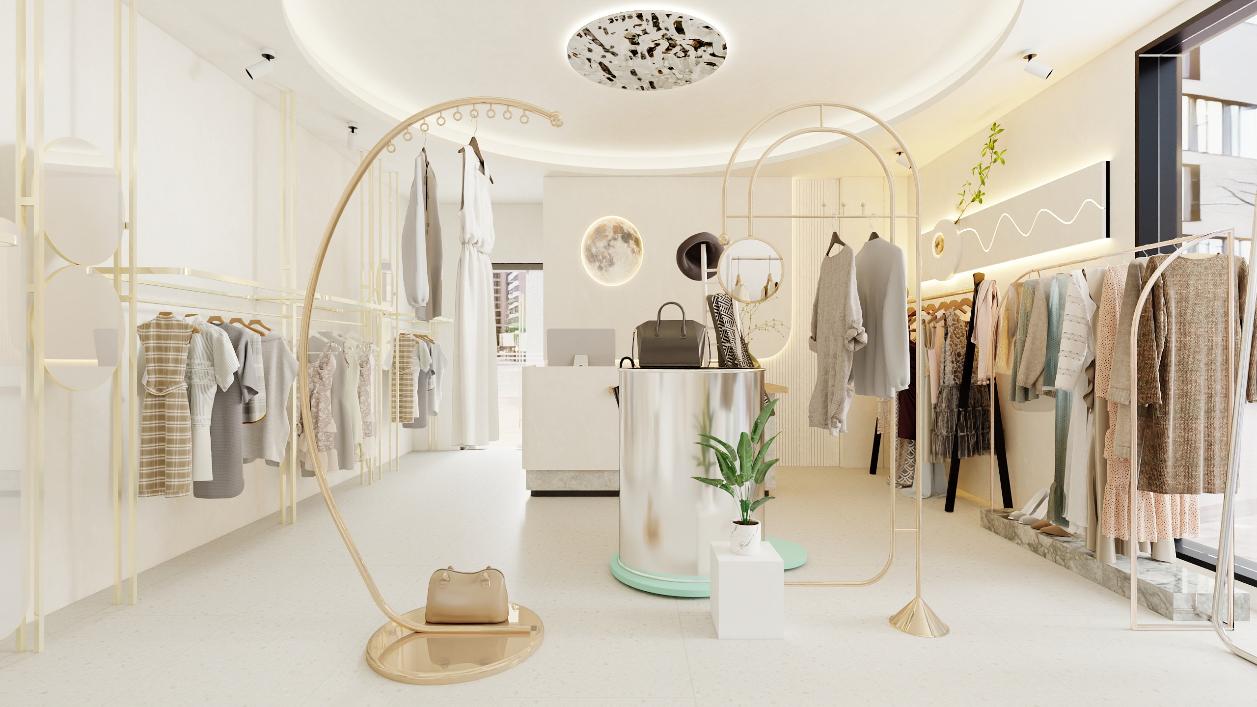 宇辰装饰.小孟-女士服装店-装修设计方案