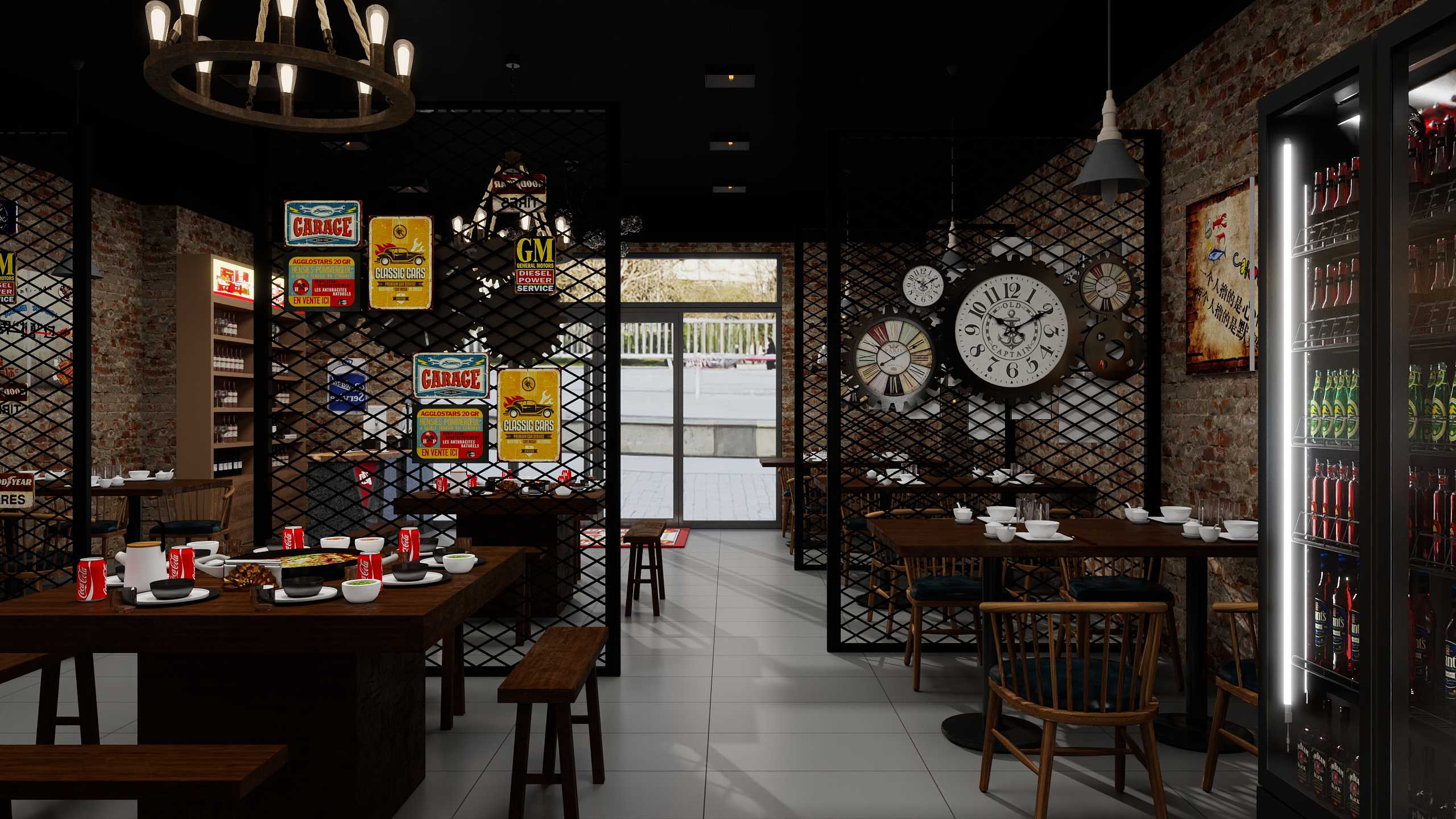 设计师玉京子-烧烤店装修效果图