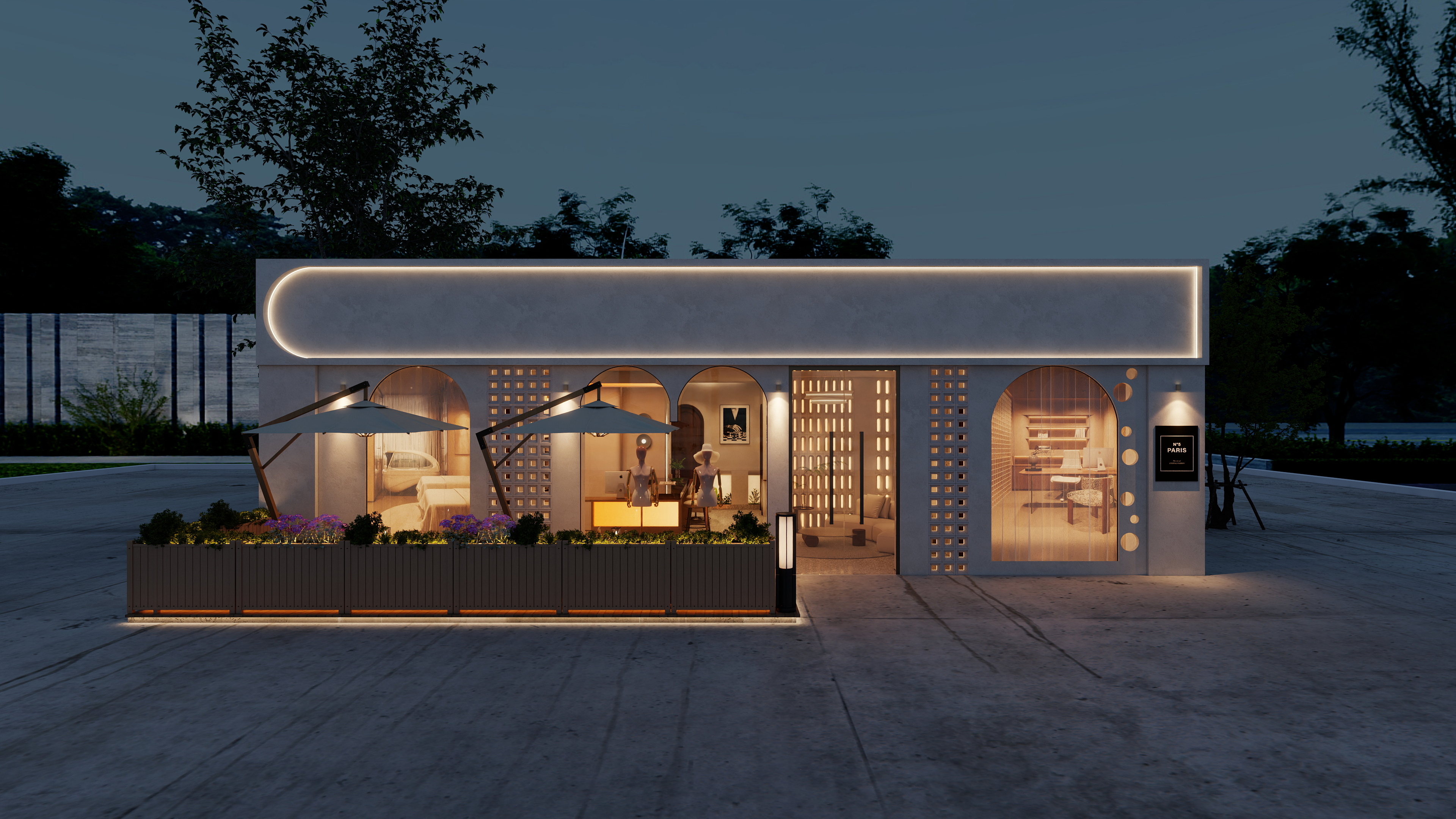 东莞古巨基-美容院（萍乡）-装修设计方案