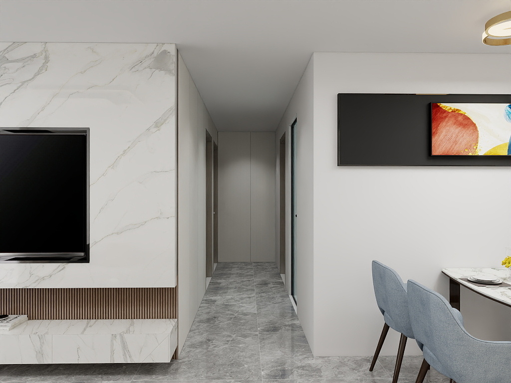 玉林百桂庞设计-文璟园80平初稿-装修设计方案