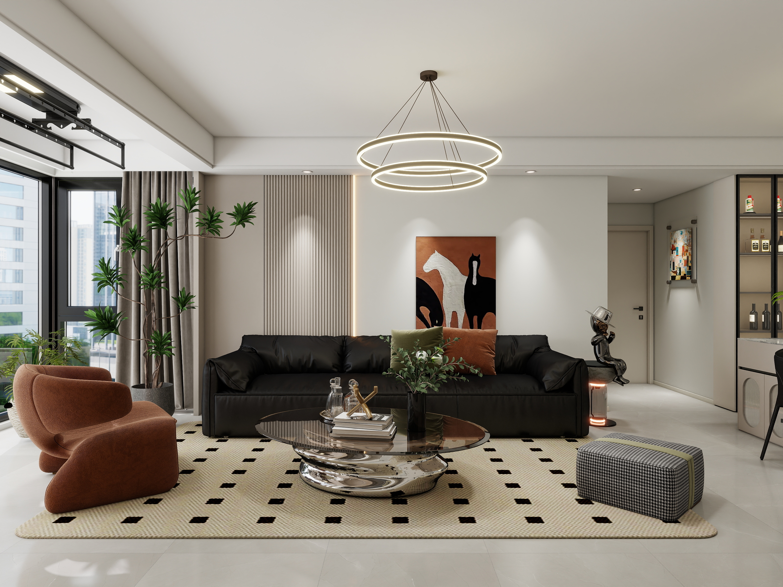 熙皑-120平现代-装修设计方案