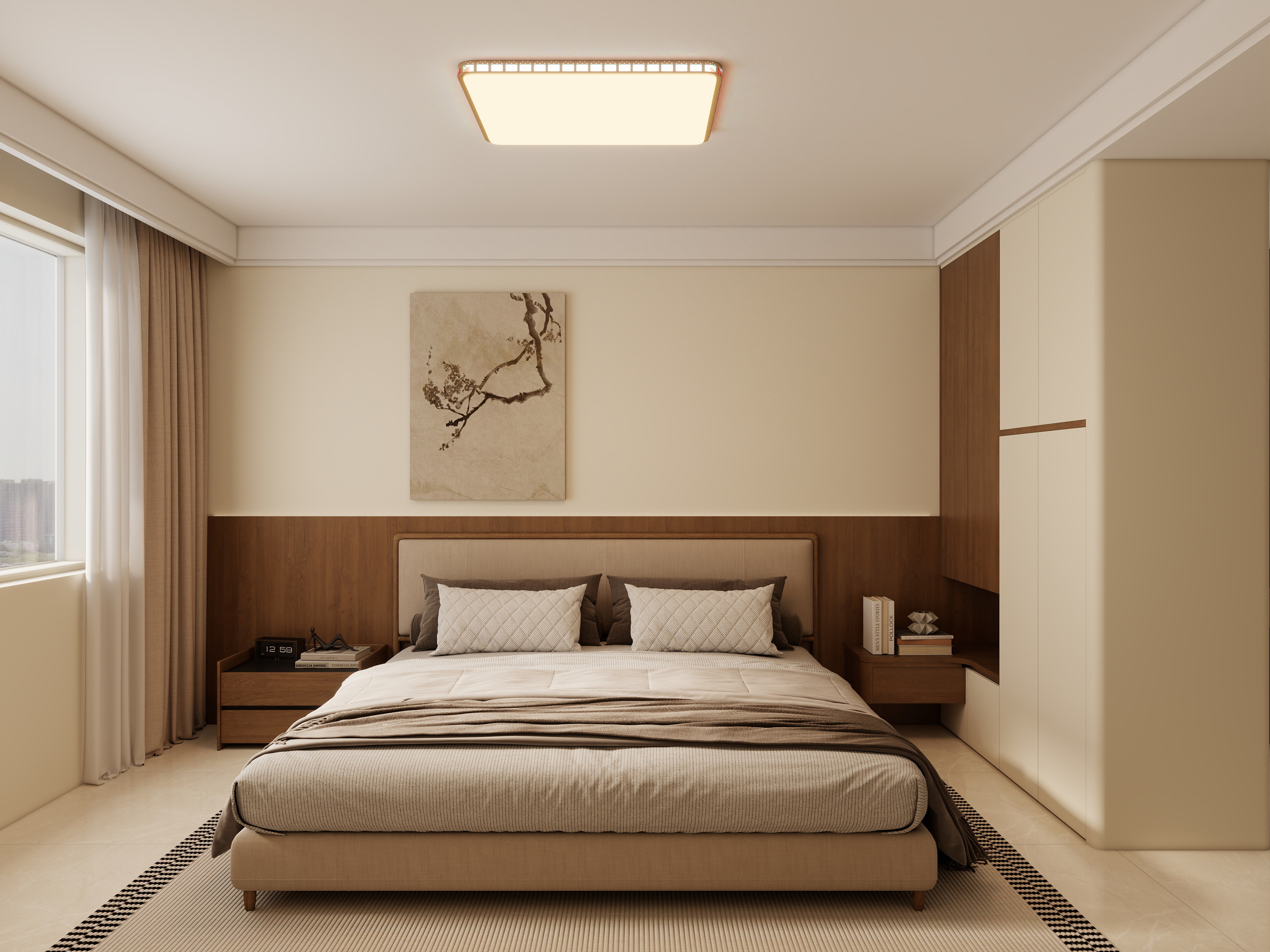 LLLLHHWW-127㎡3室装修效果图