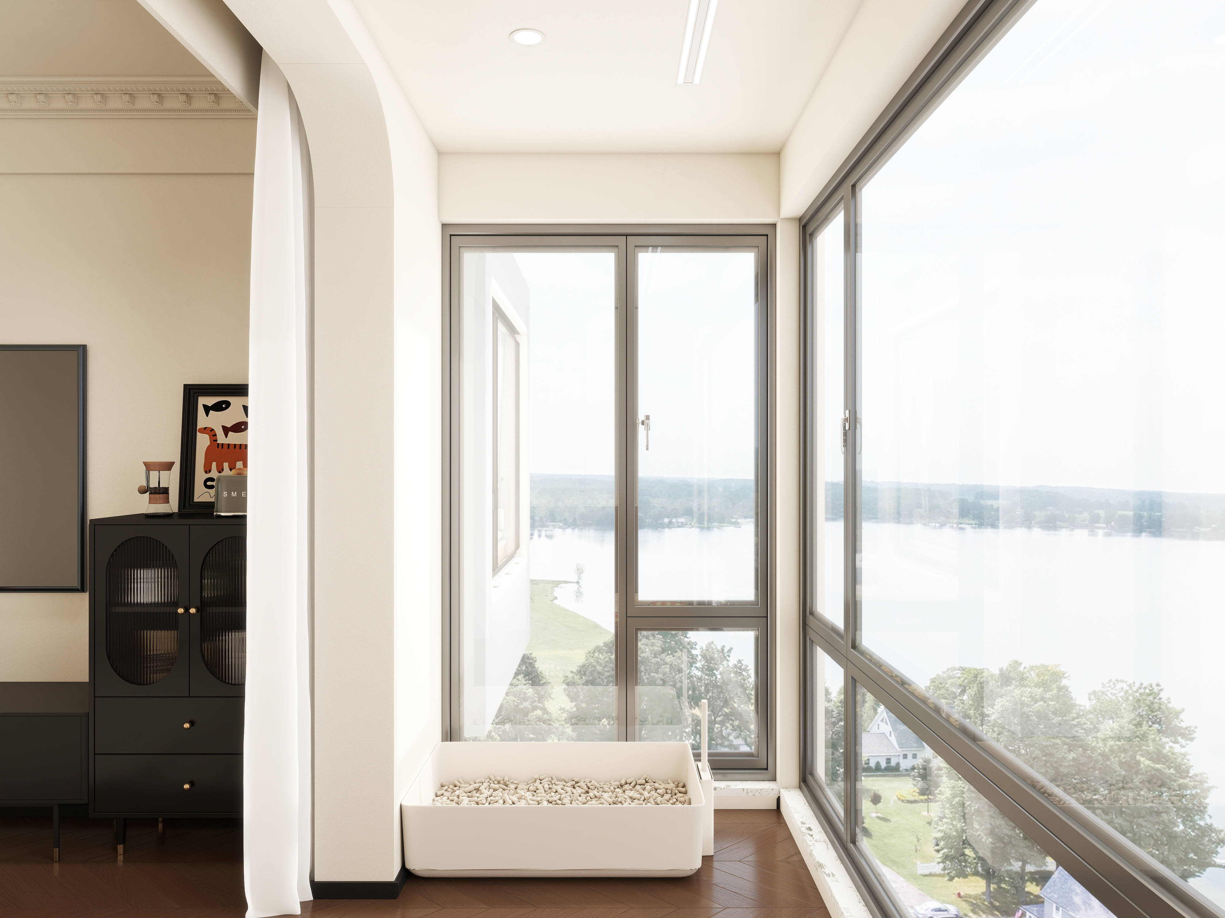 刘凌云NewS-万达城市公寓_中古风-装修设计方案