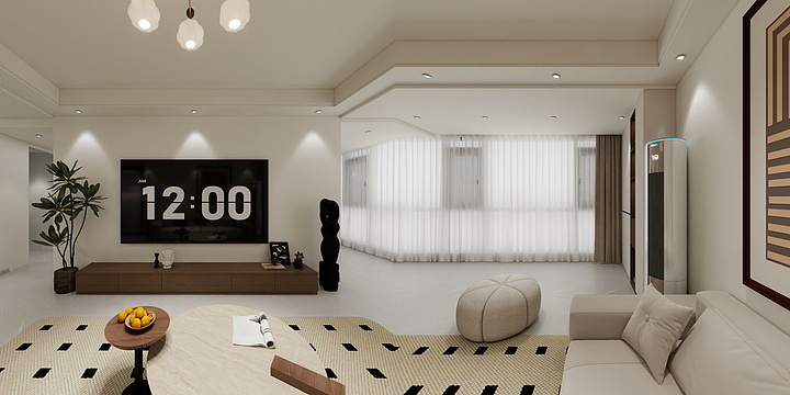 鄢雲-南方明珠彭先生效果图2-装修设计方案