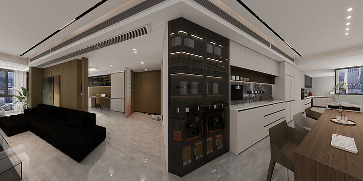 -野生设计师-龙景天际5-01户型-装修设计方案