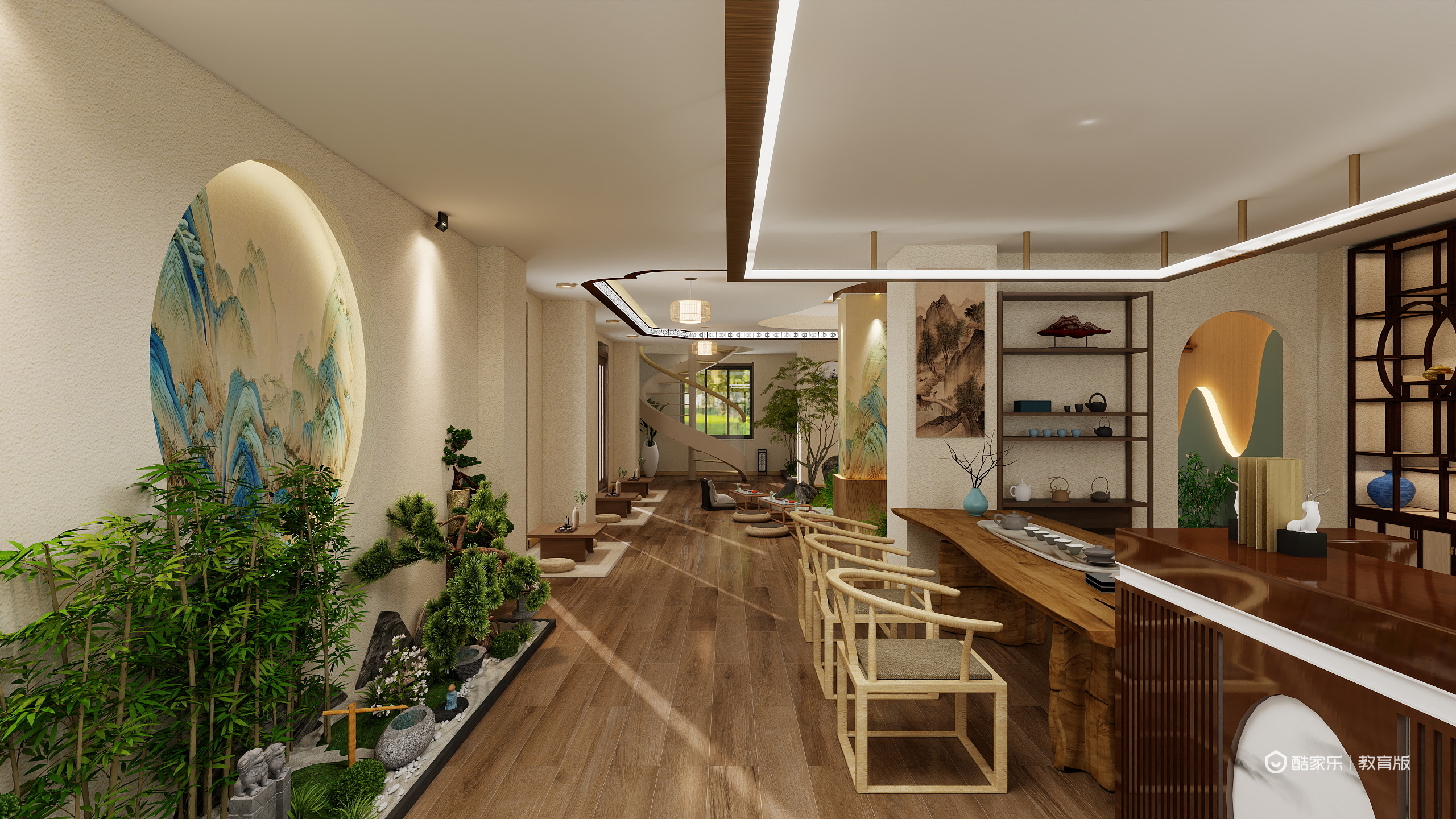 郭周新-茶室-装修设计方案