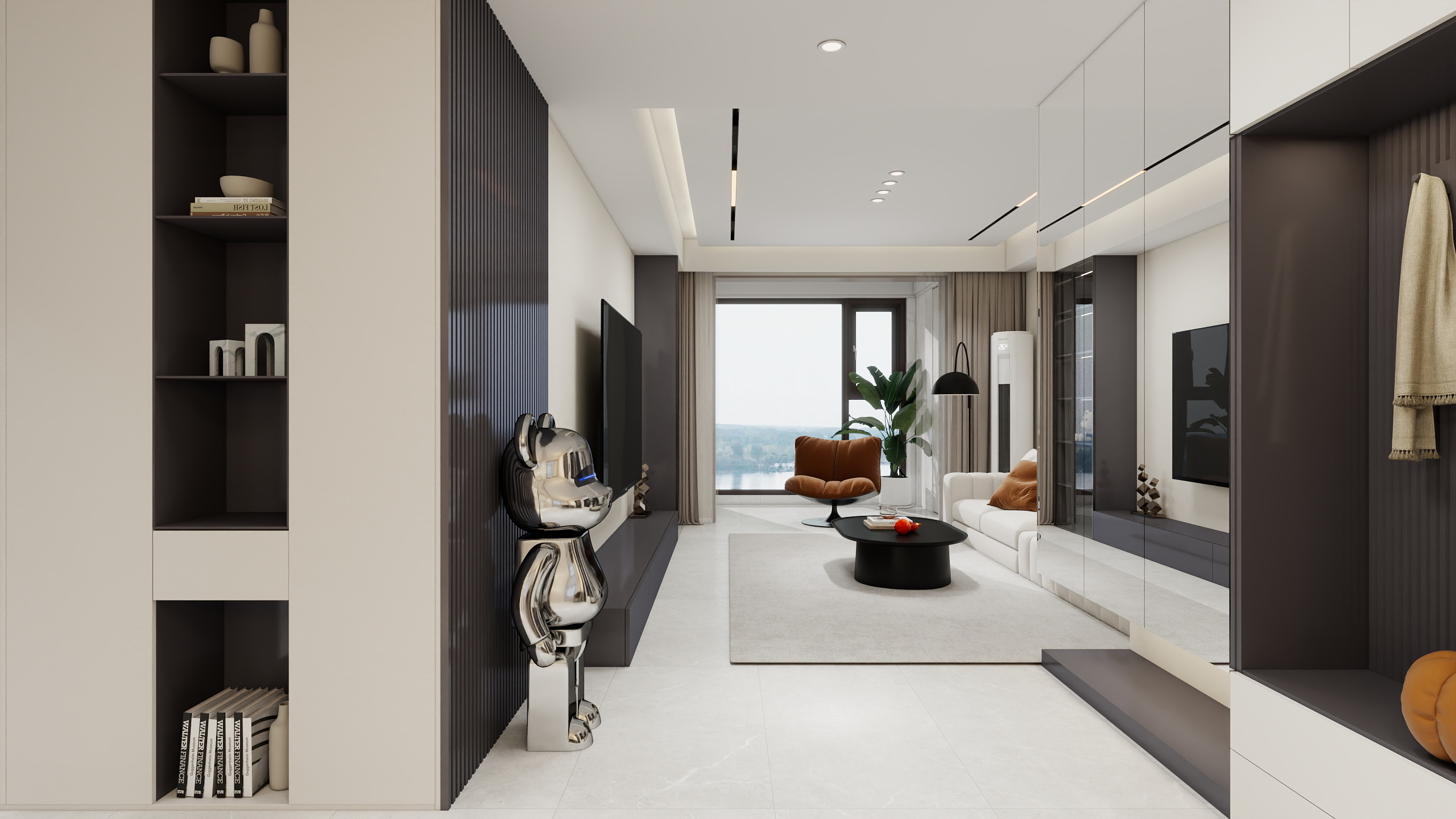 吴年-旺西花苑三房现代风-装修设计方案