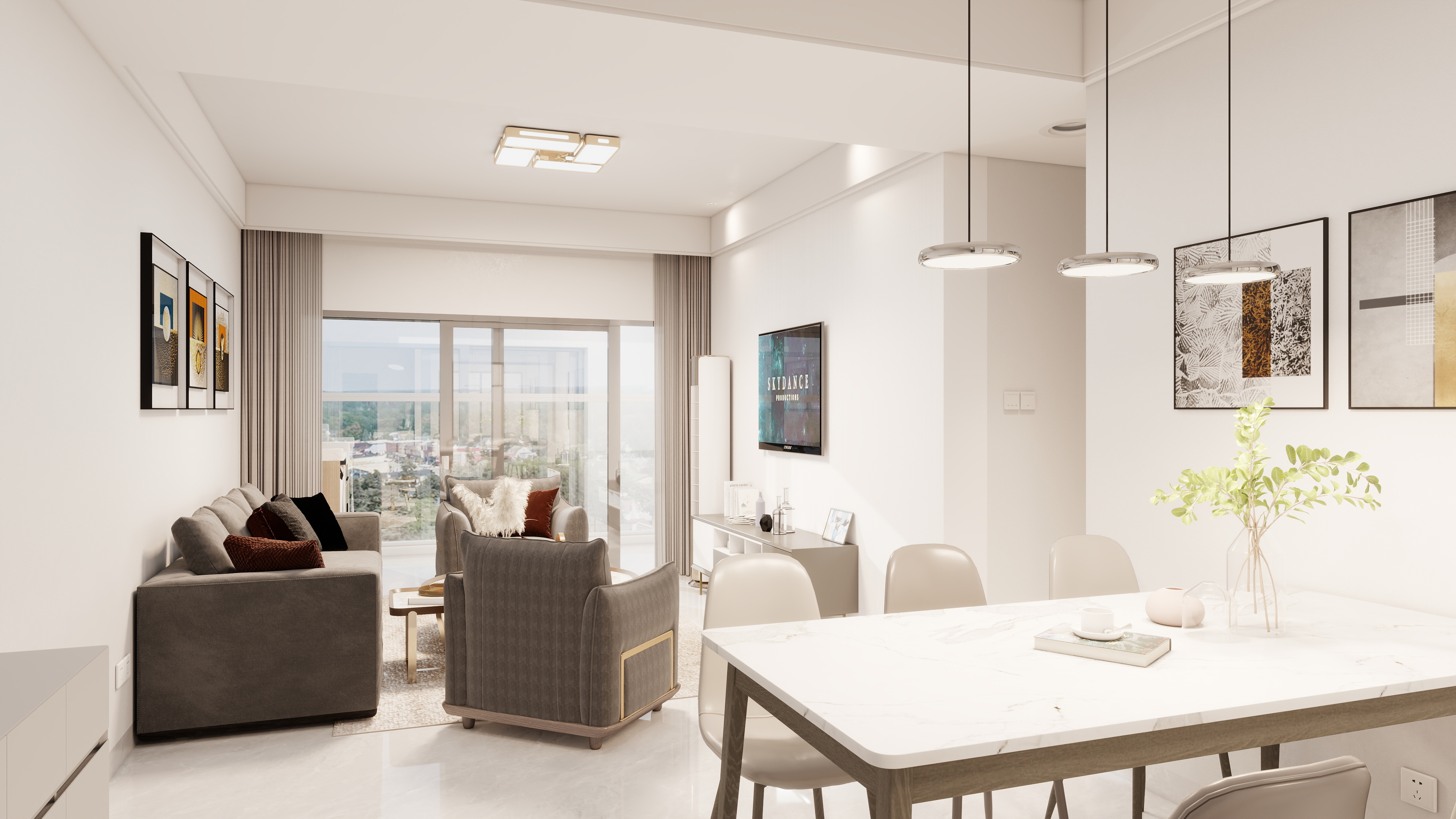 幸福De眼淚-中德英伦城邦96㎡3室2厅-装修设计方案