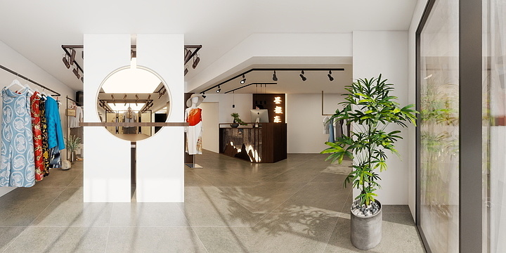 空间设计王鹏-翠竹湾私人会所(国风衣服)-装修设计方案