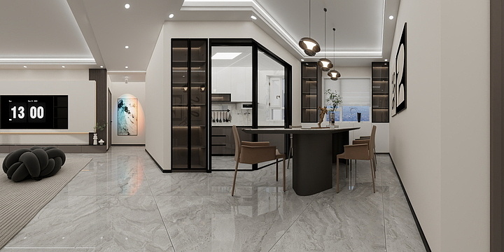 李懿轩-创新空间铂悦云邸现代简约-装修设计方案