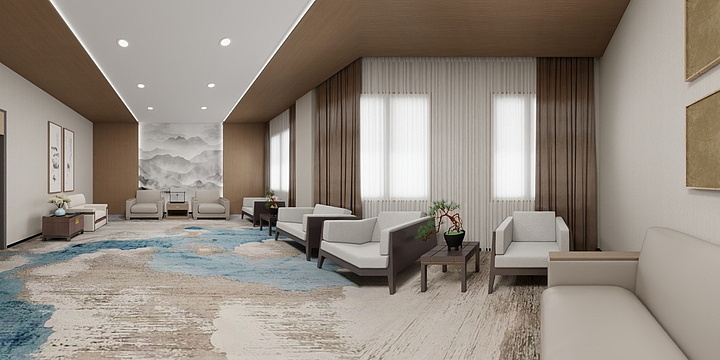 AAA薄荷空间设计-含山办公楼二层方案-副本-装修设计方案