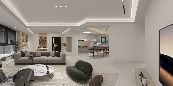 设计杨敏-华辉广场8-1-1201-装修设计方案