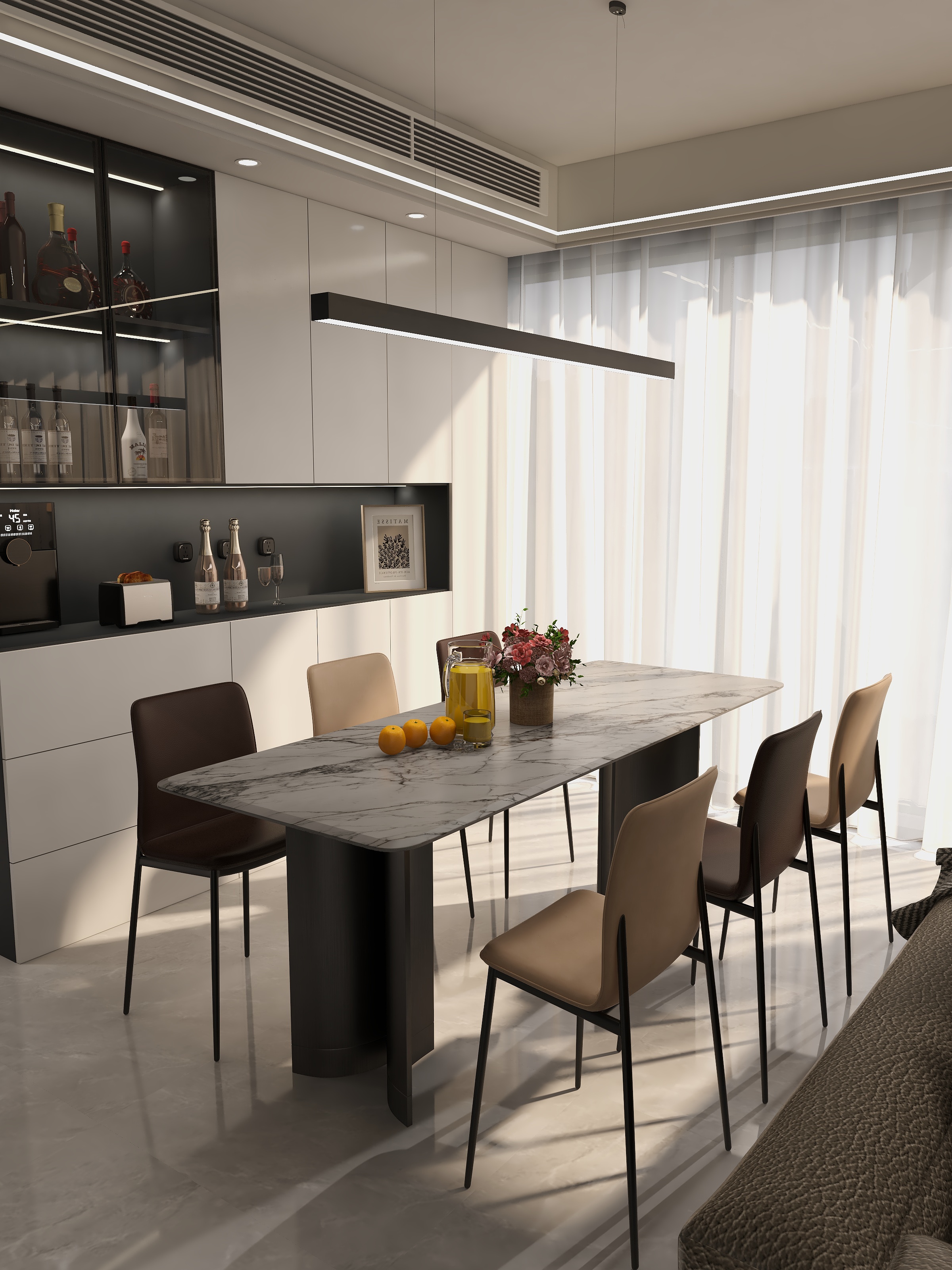 宁波王巢装饰-花漫里6-401-装修设计方案