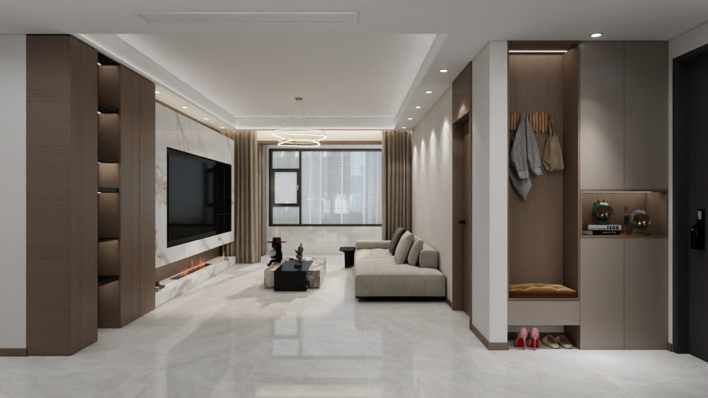 崔艳朋-新城公园尚府140-装修设计方案