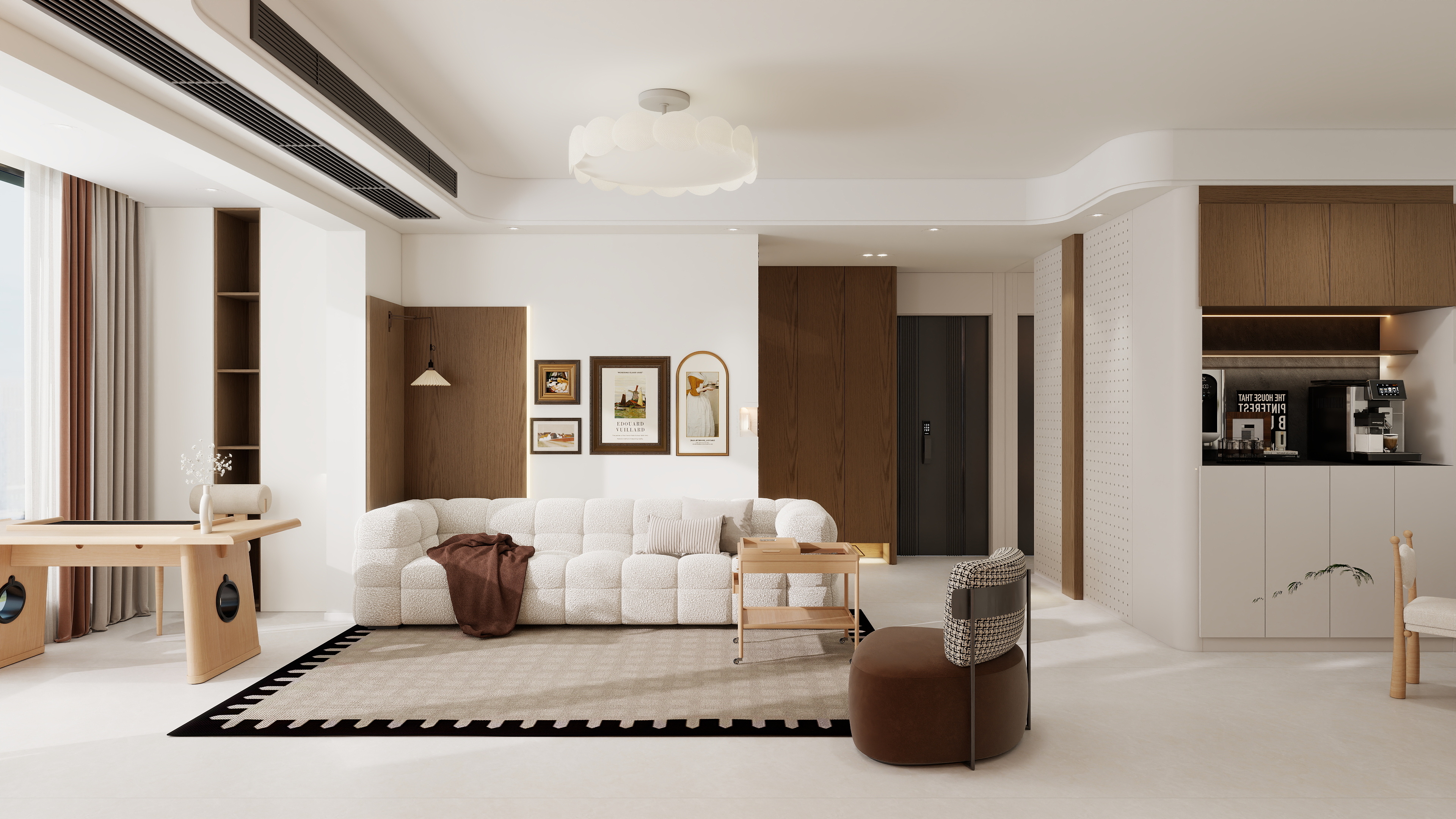 野鹤9-大板一区701-奶油原木-2.0-装修设计方案