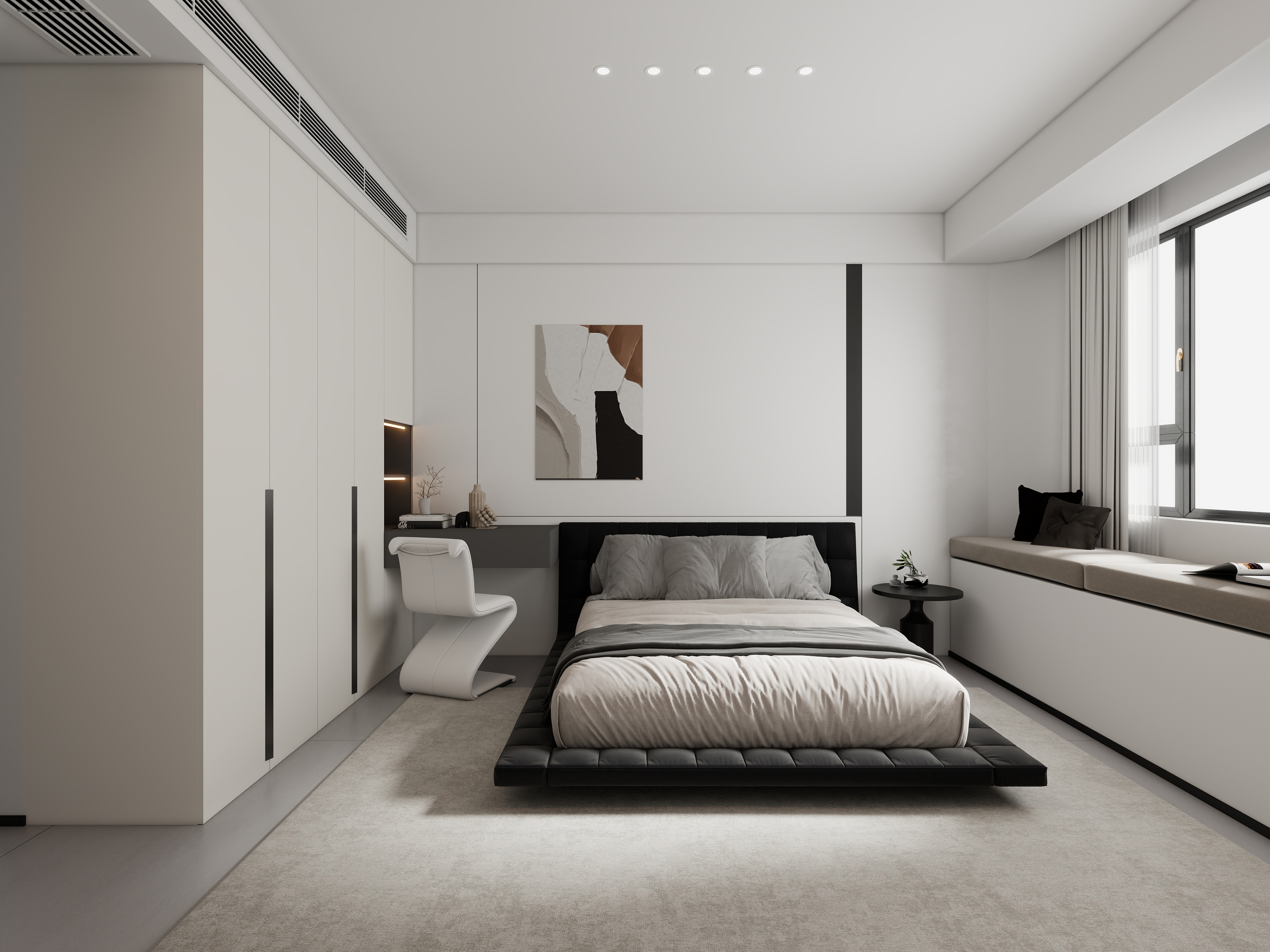 Jerry-空间设计-108㎡3室装修效果图