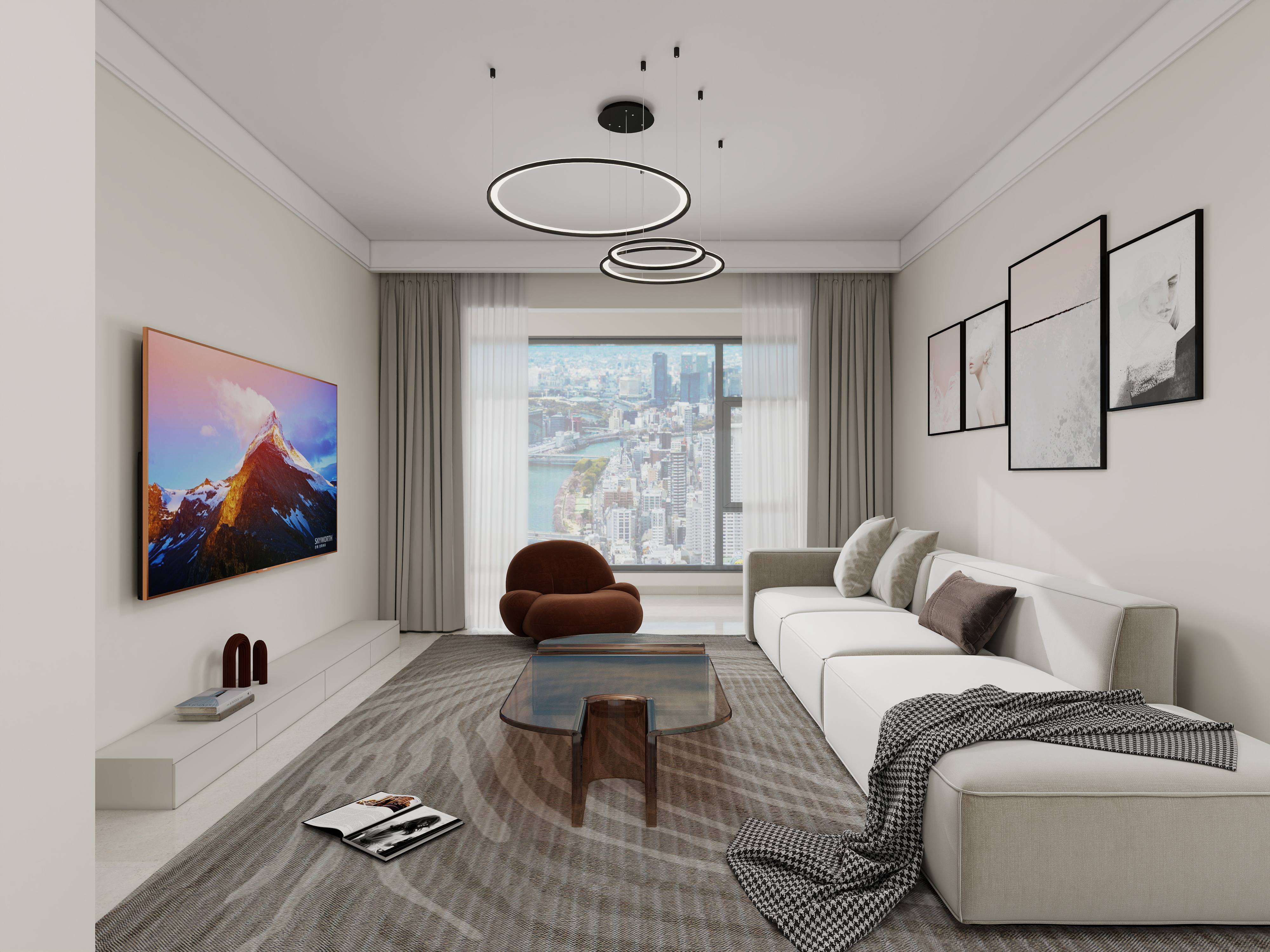 张飞13687664845-A户型现代风-装修设计方案