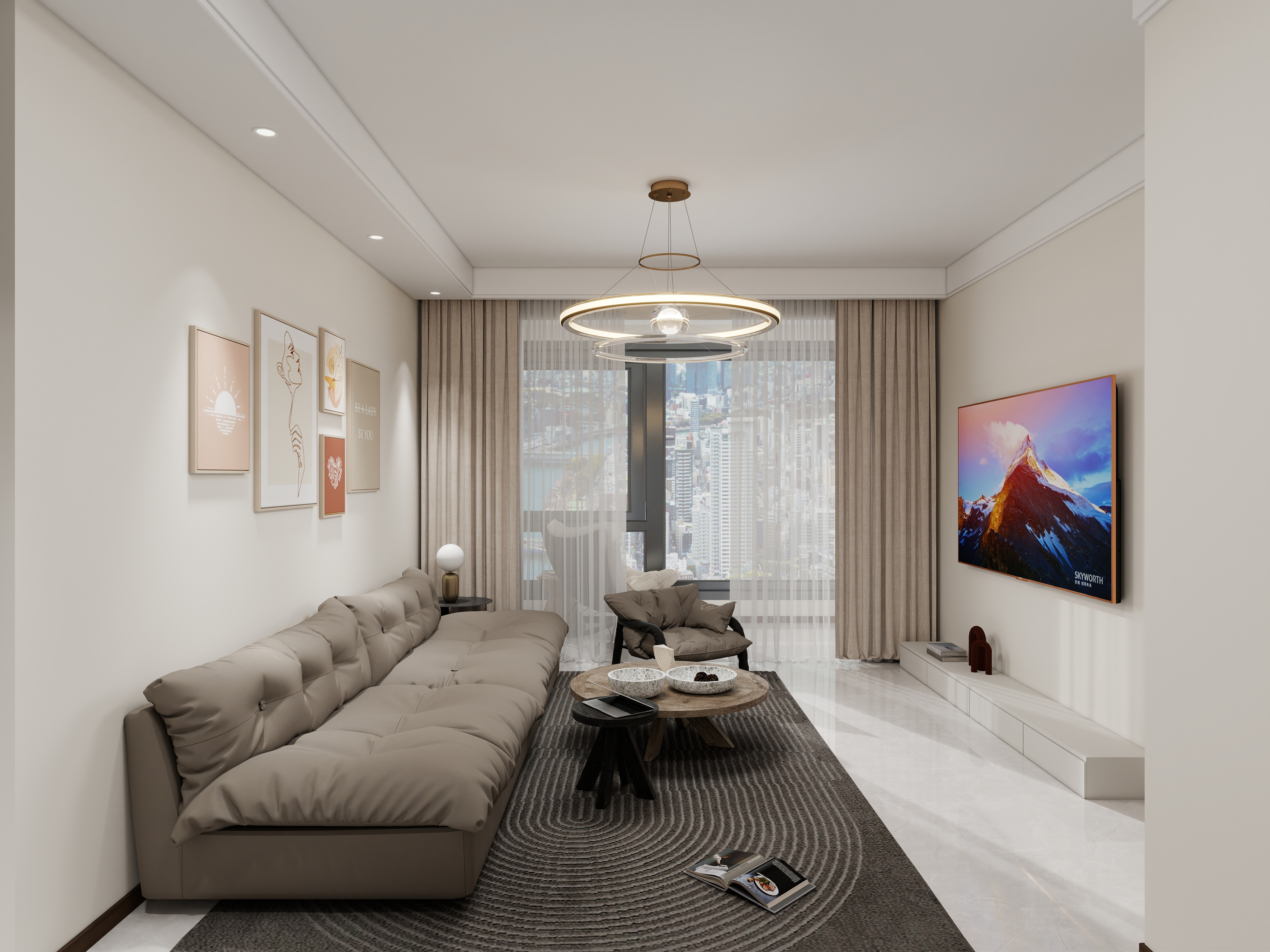 张飞13687664845-B户型装修方案-装修设计方案