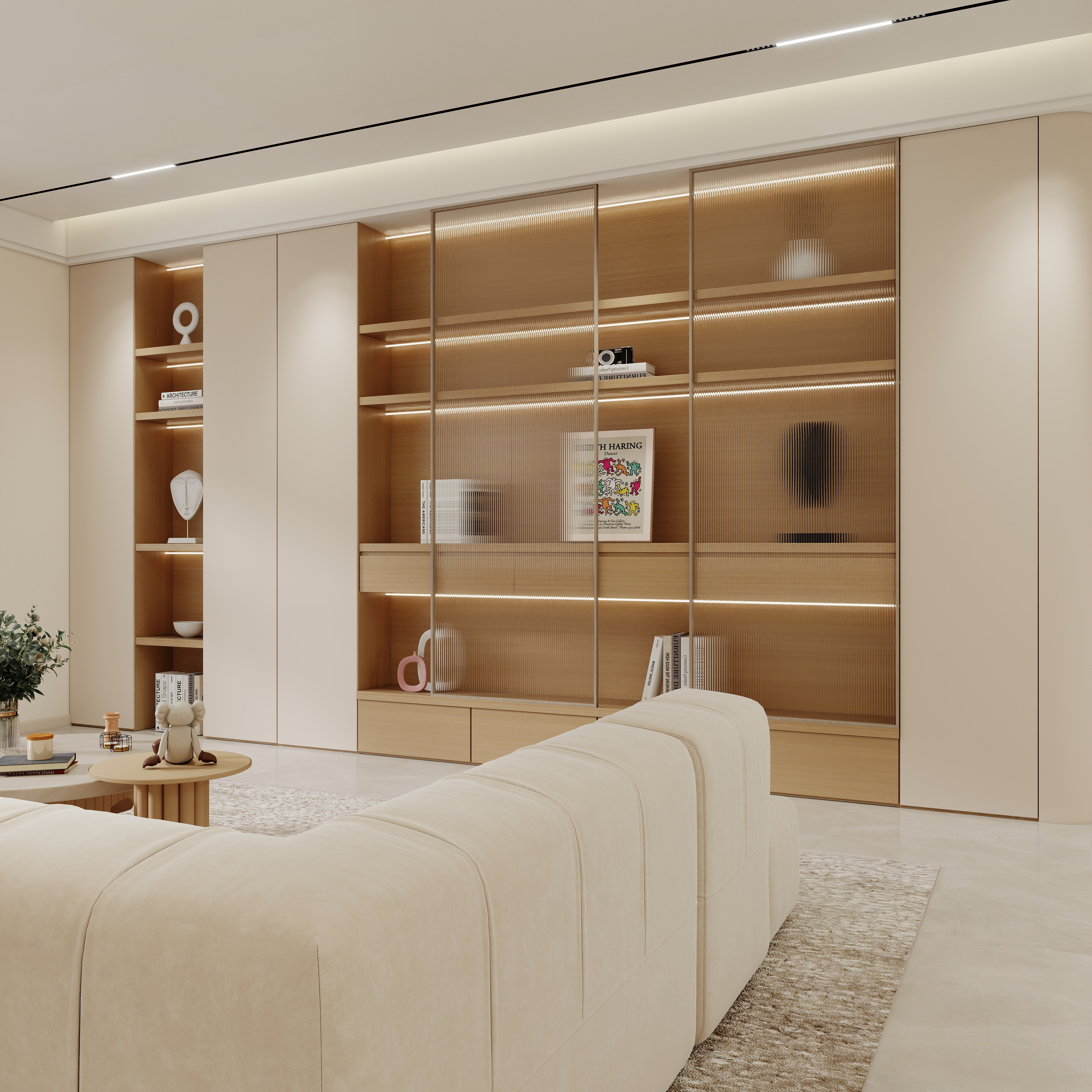 壹诺设计工作室-115㎡3室-原木风 装修效果图