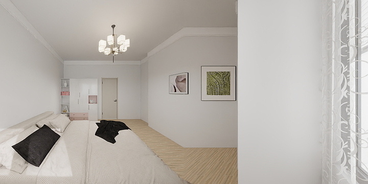 夏沫19080-创新名城二层-装修设计方案