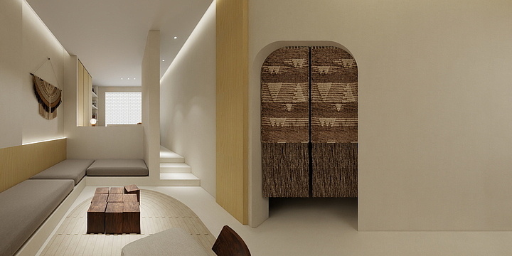 Donen姜松-黄果树大街民宿大厅-装修设计方案