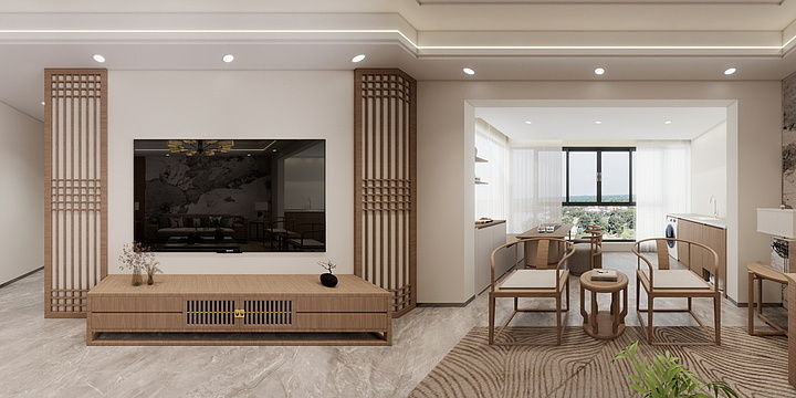 設計|阿华-G10栋05-新中式-装修设计方案