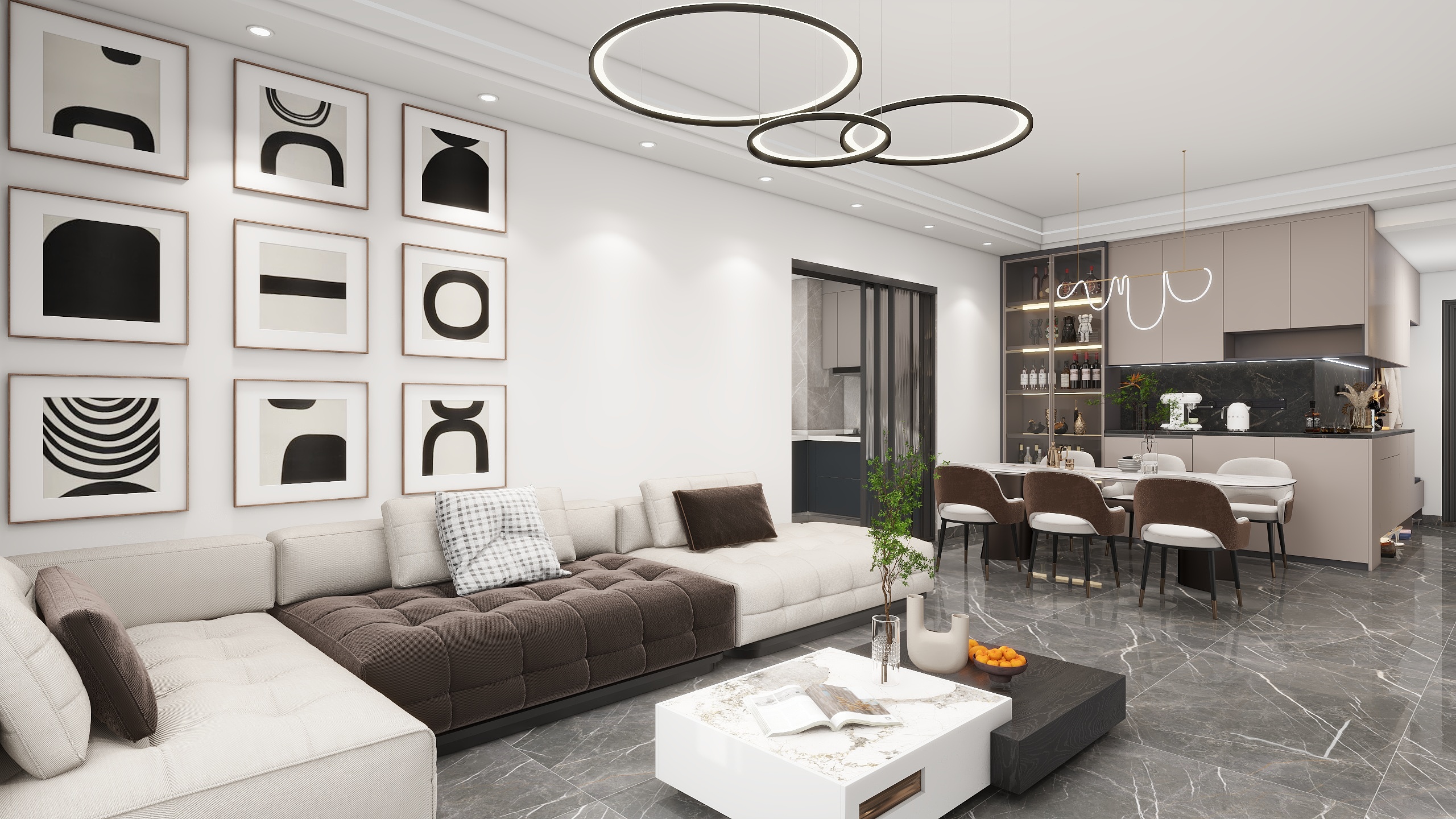 王翠丽-汇景城128㎡4室轻奢风方案-装修设计方案