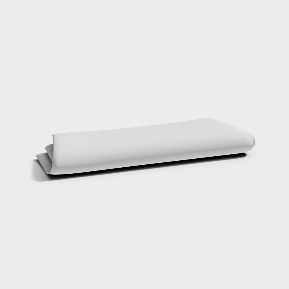 现代折叠裤子3D模型