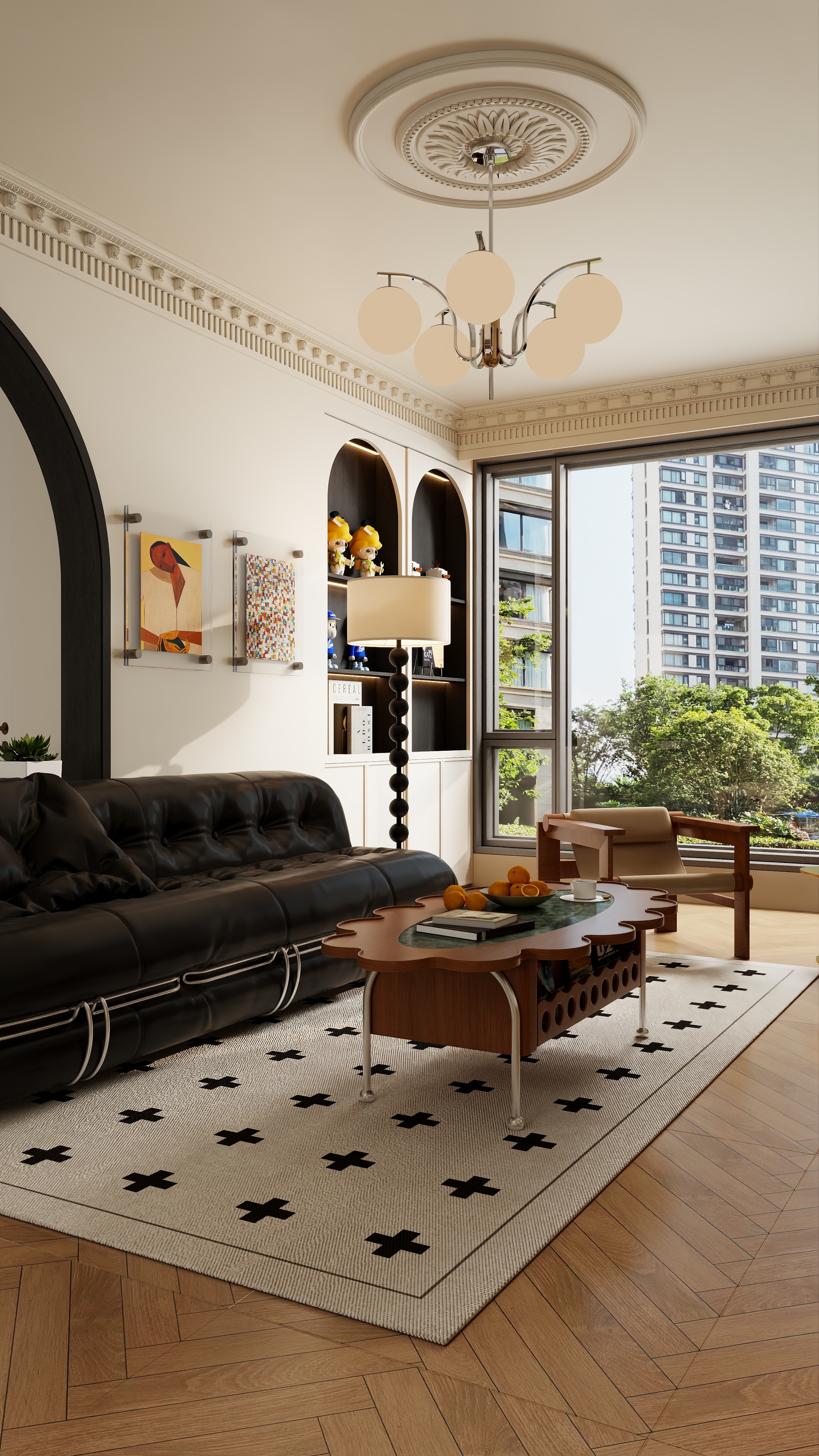 远山青--法式复古丨210㎡复式-装修设计方案