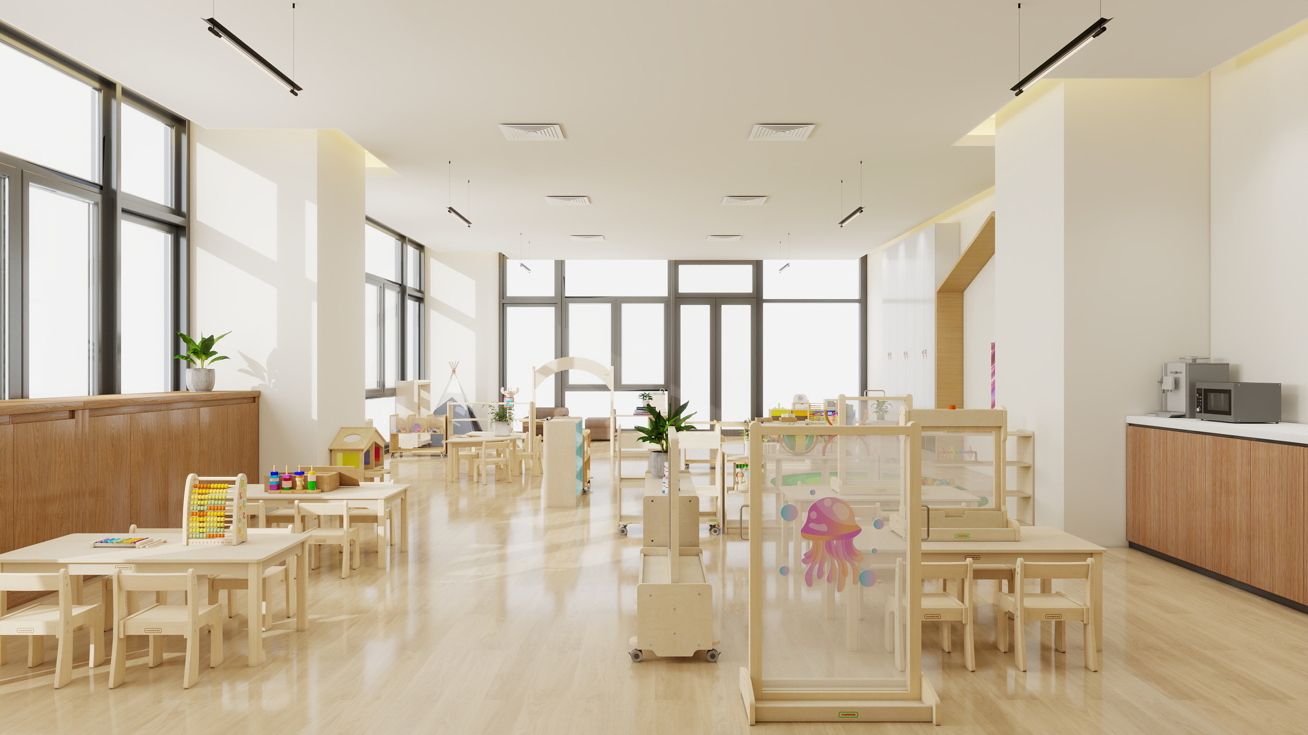 坎山饼锅锅-90平方课室-副本-装修设计方案