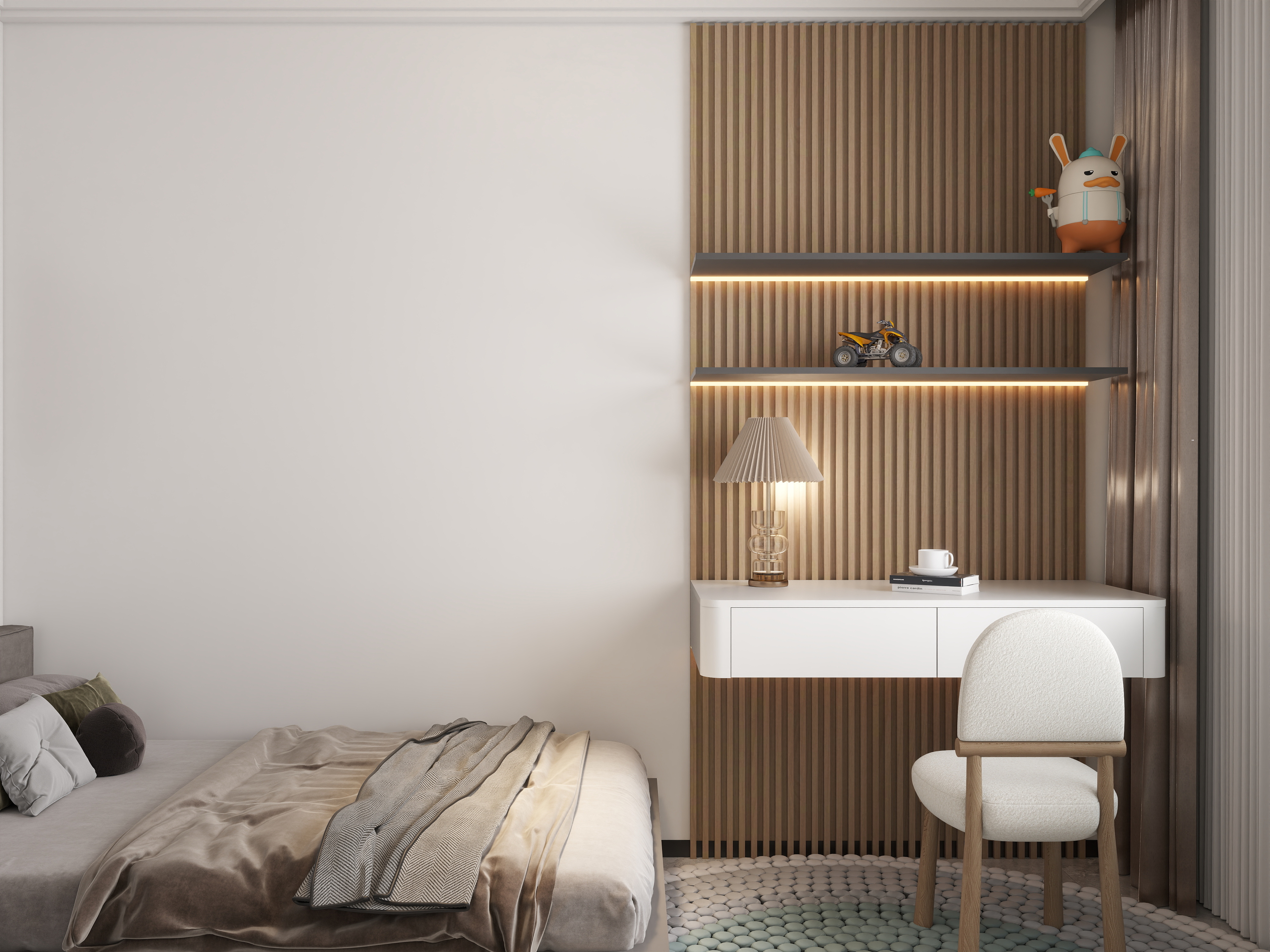 艺雅丽-86平现代简约 装修效果图