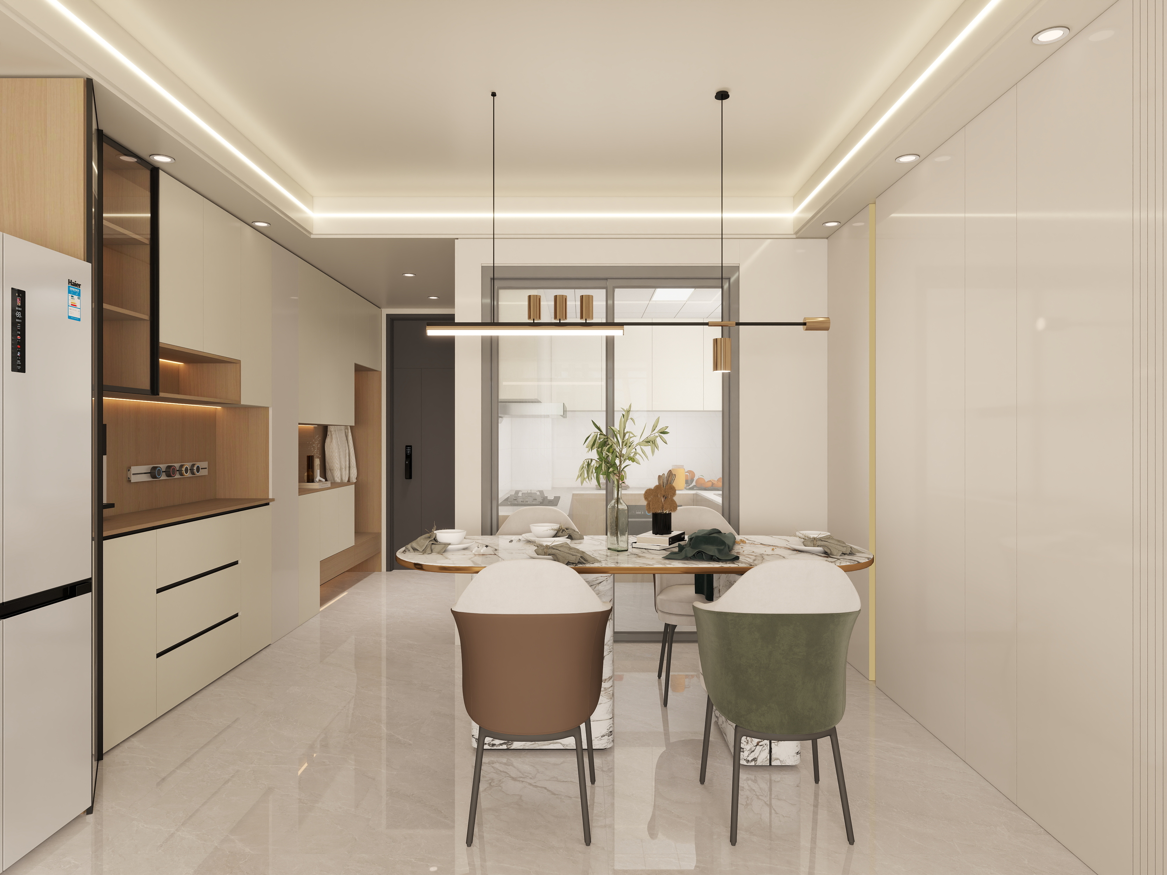 艺雅丽-106平现代简约装修效果图