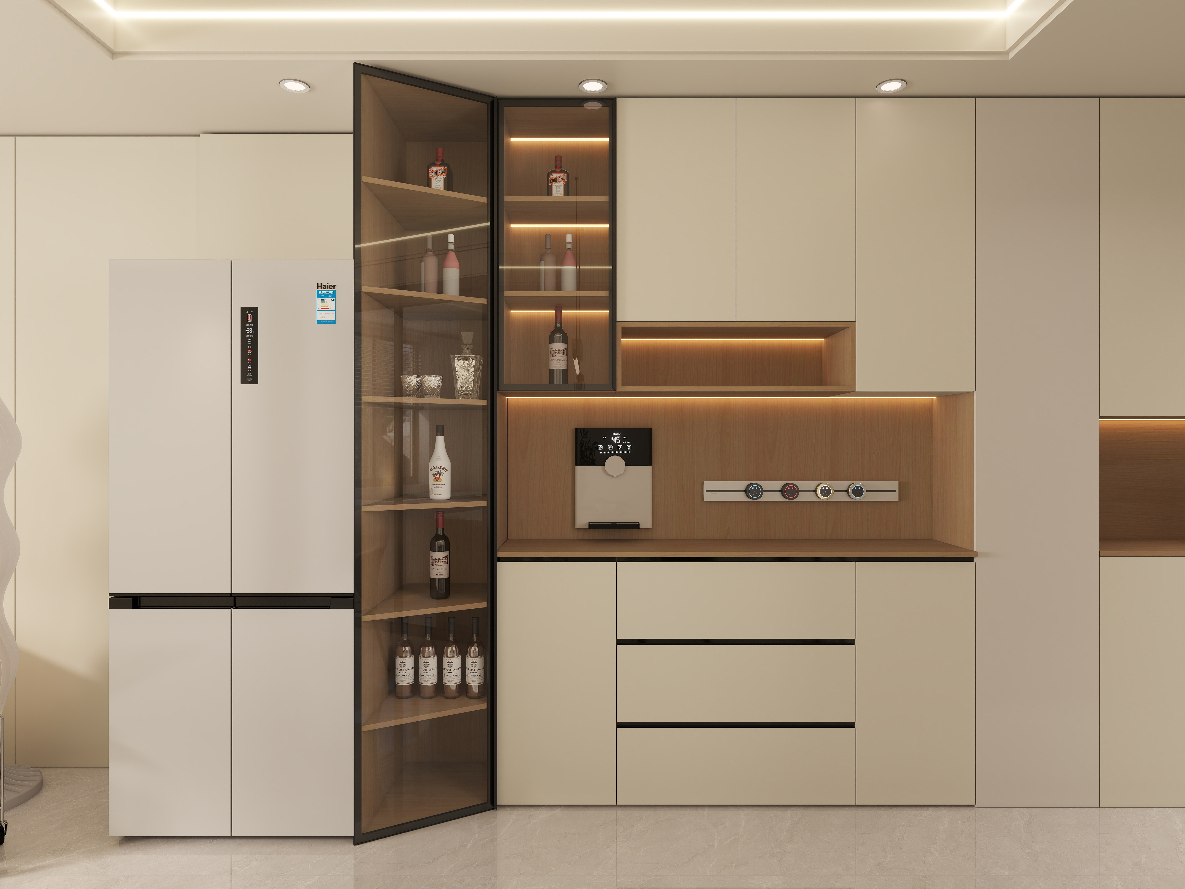 艺雅丽-106平现代简约装修效果图