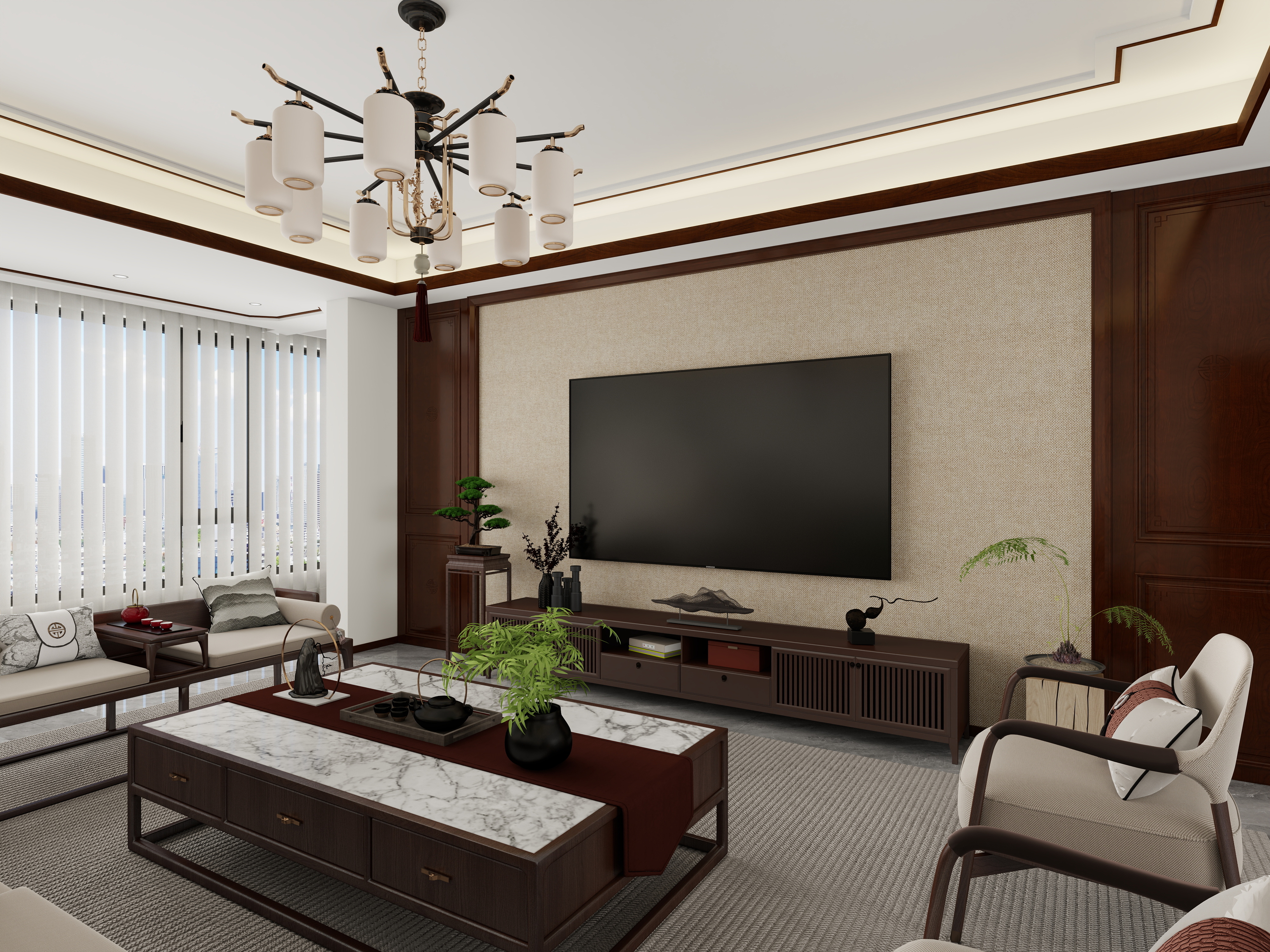 全案设计老都-泉州-舒适大三居-装修设计方案