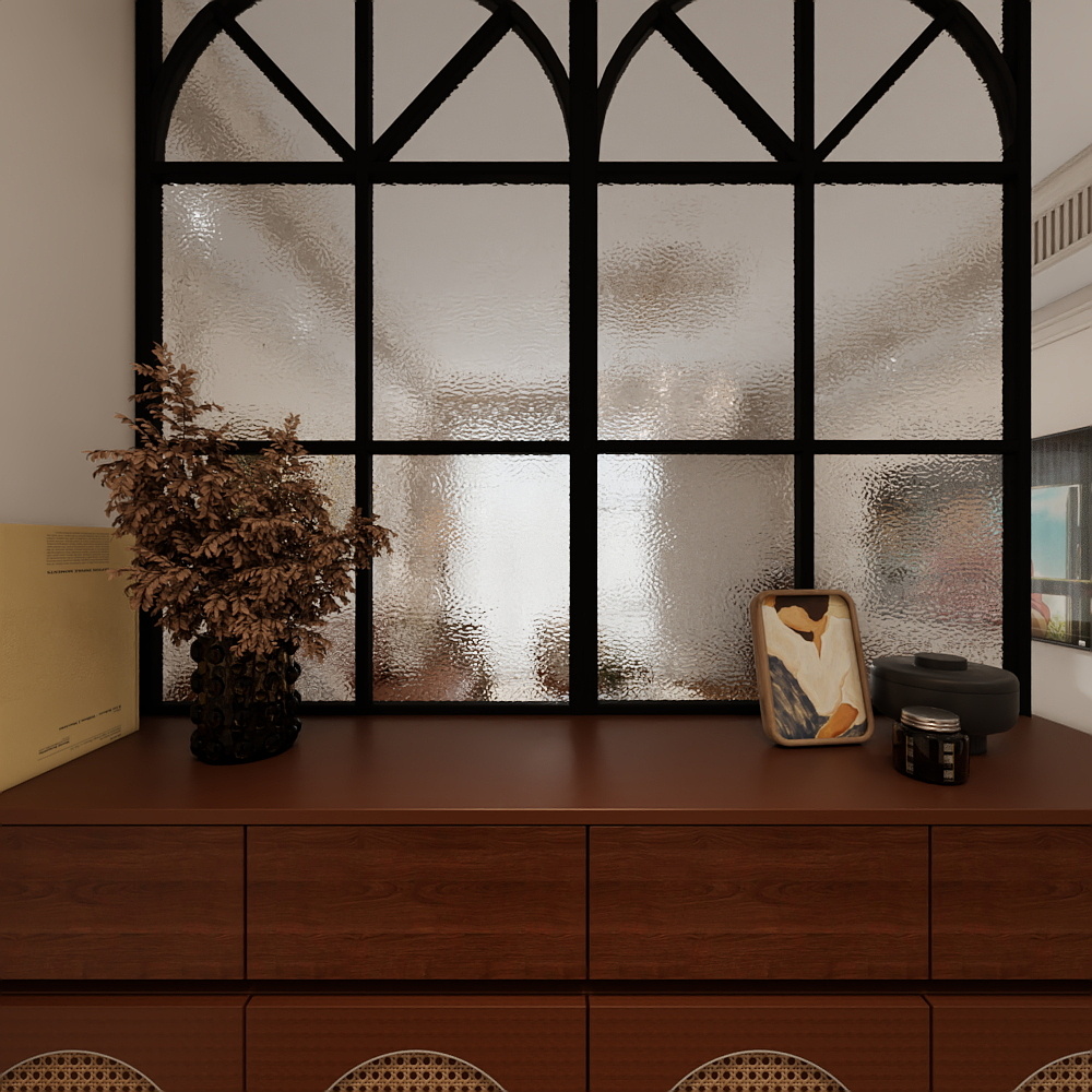 程思龙-2室中古风装修效果图