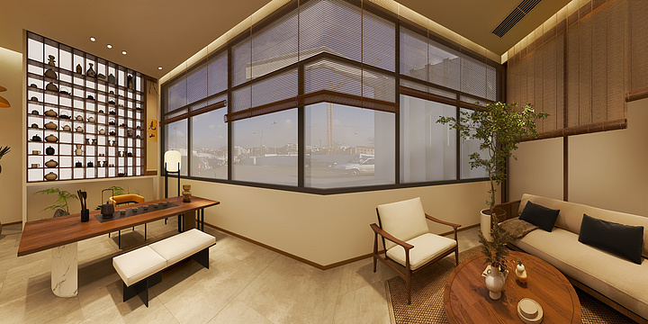 想象圈--服装展厅茶室--装修设计方案