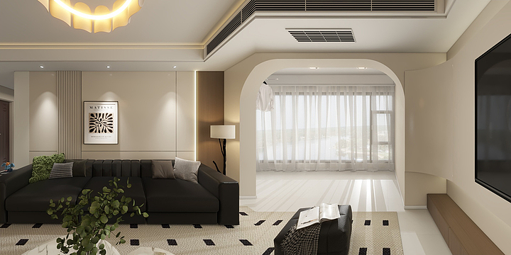 威middot设计-现代奶油-装修设计方案