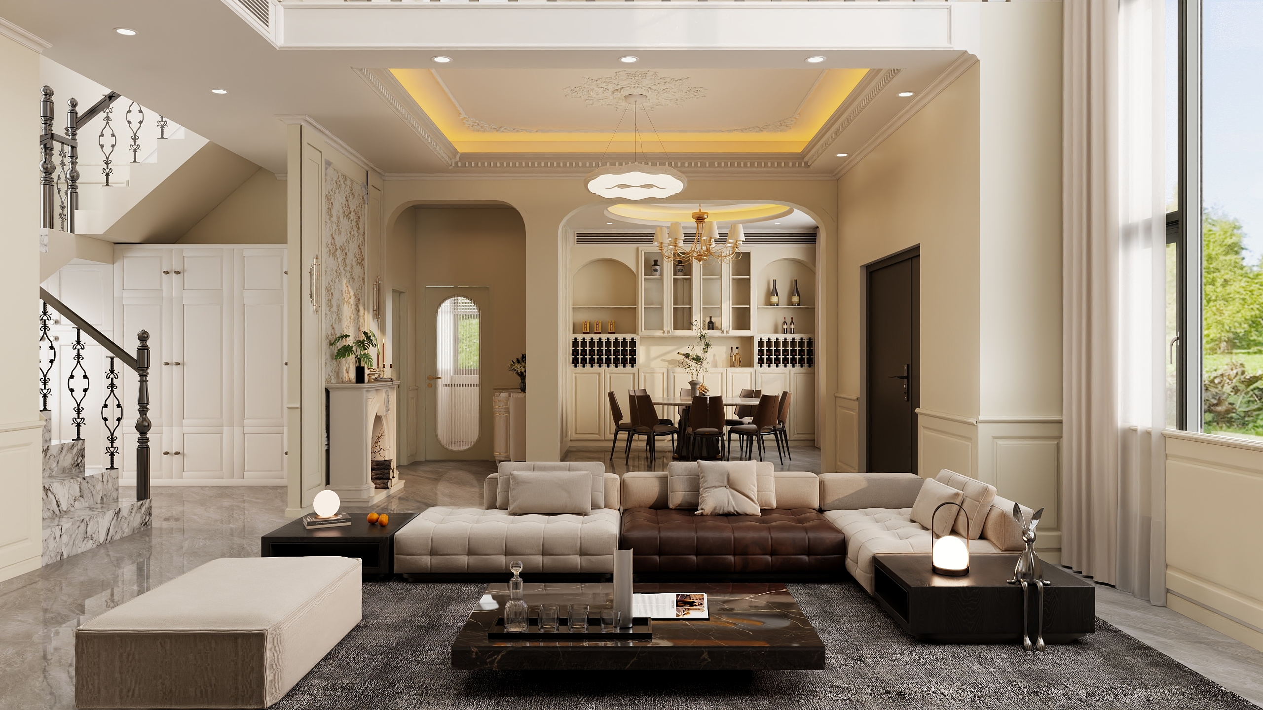 设计师黄渝元-梦梦 轻法式 装修效果图