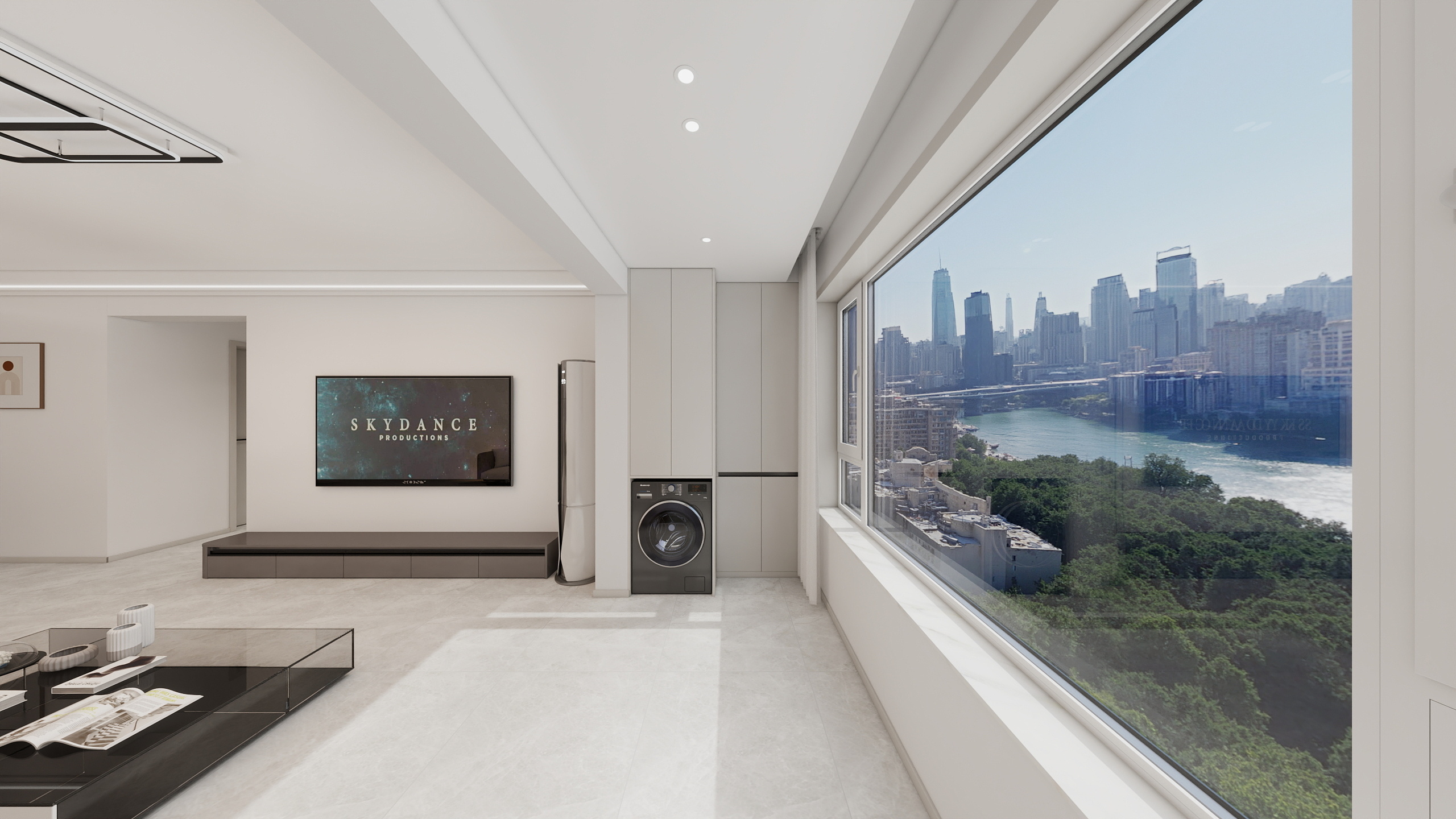 山东诚鸿装饰-拥翠府-奶油中古风-（木门胡桃）-改-装修设计方案