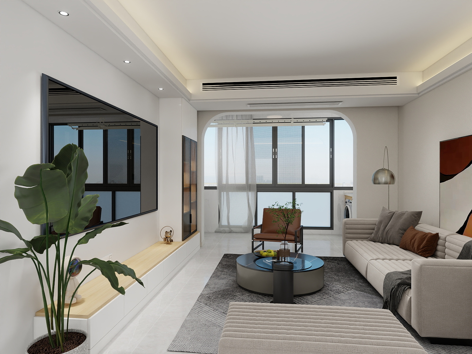 秋亭88-127㎡3室-装修设计方案