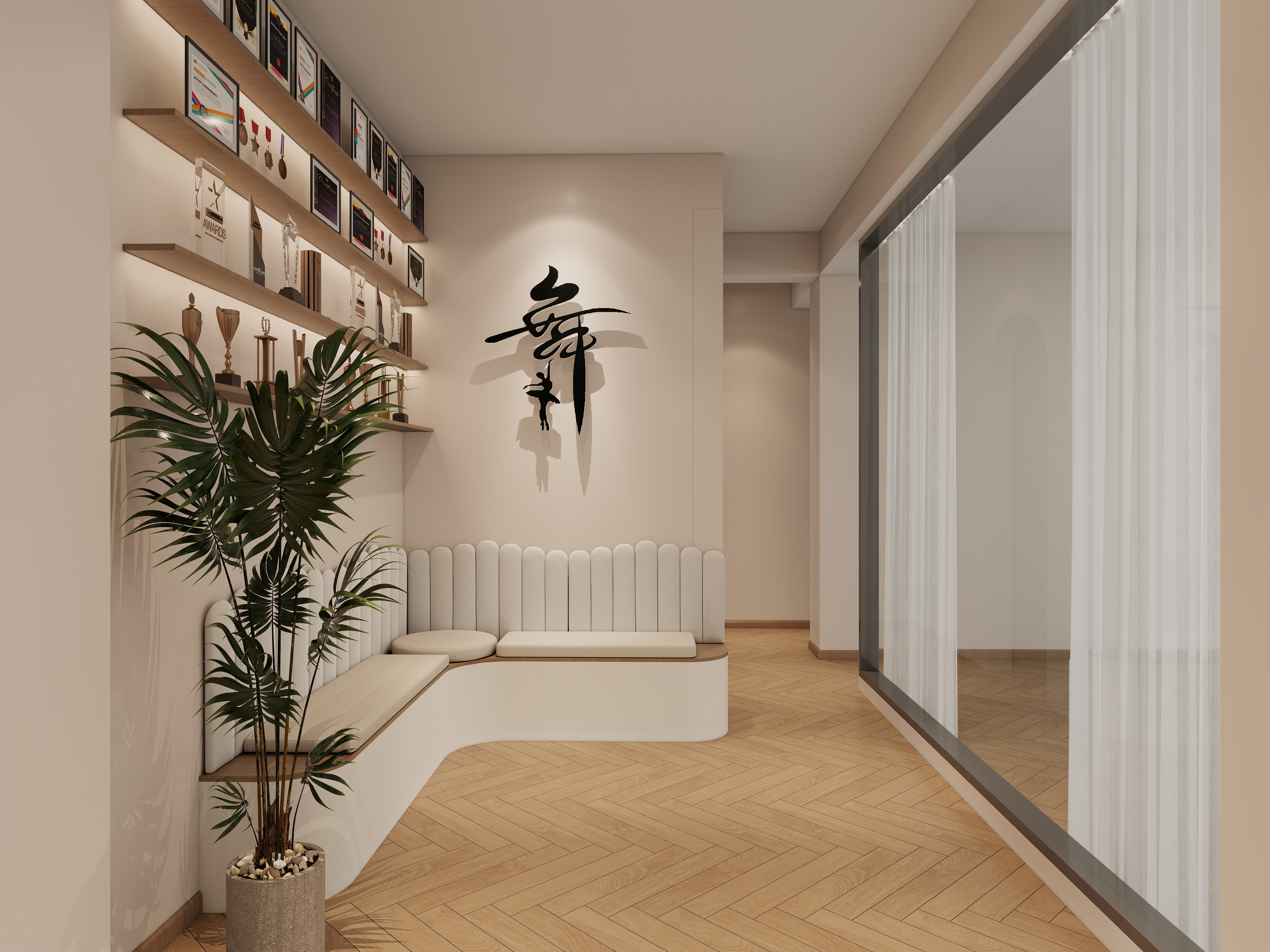 木子r空间设计-舞蹈室-装修设计方案