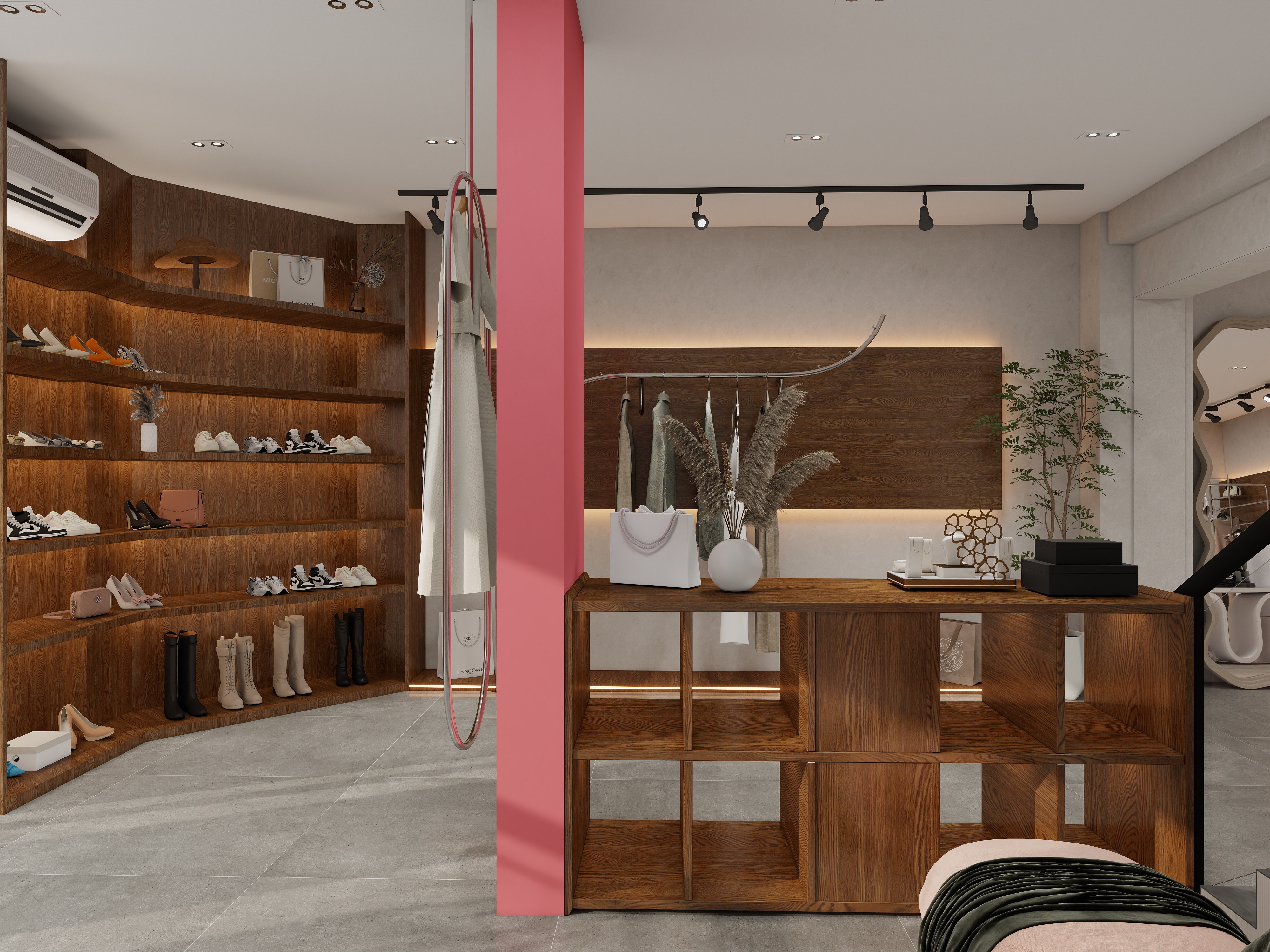 木子r空间设计-服装店*R-装修设计方案