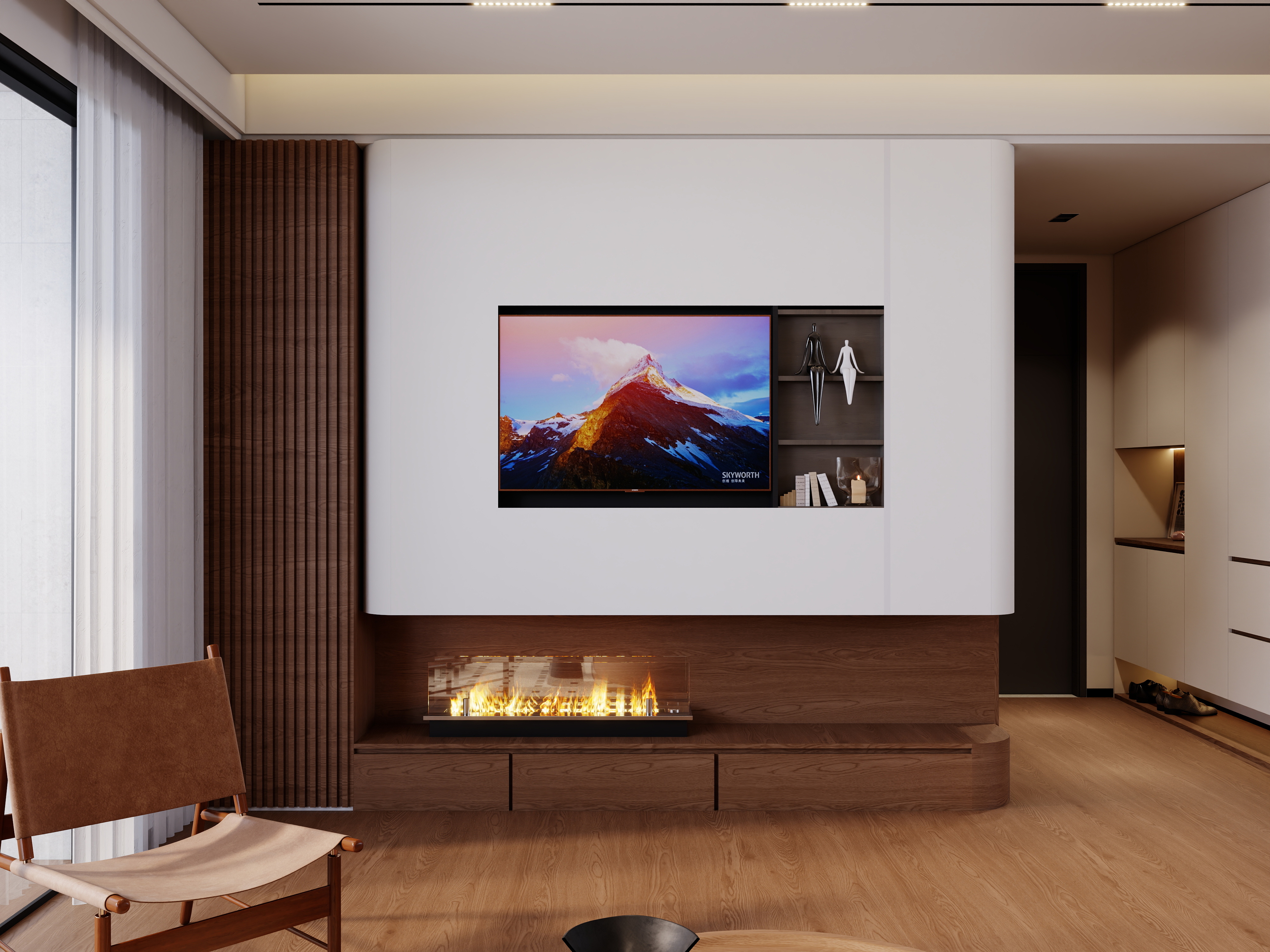 天策设计闲松-141㎡4室装修效果图