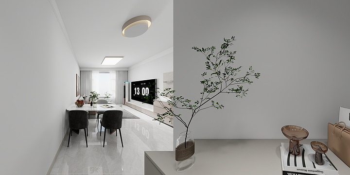 子寓装饰-设计老杜-沁河家园2-1-302-副本-装修设计方案