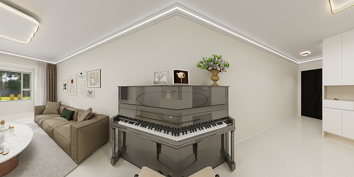 北京森浩装饰张雨-7.6期三居31-2-2101-现代简约-装修设计方案